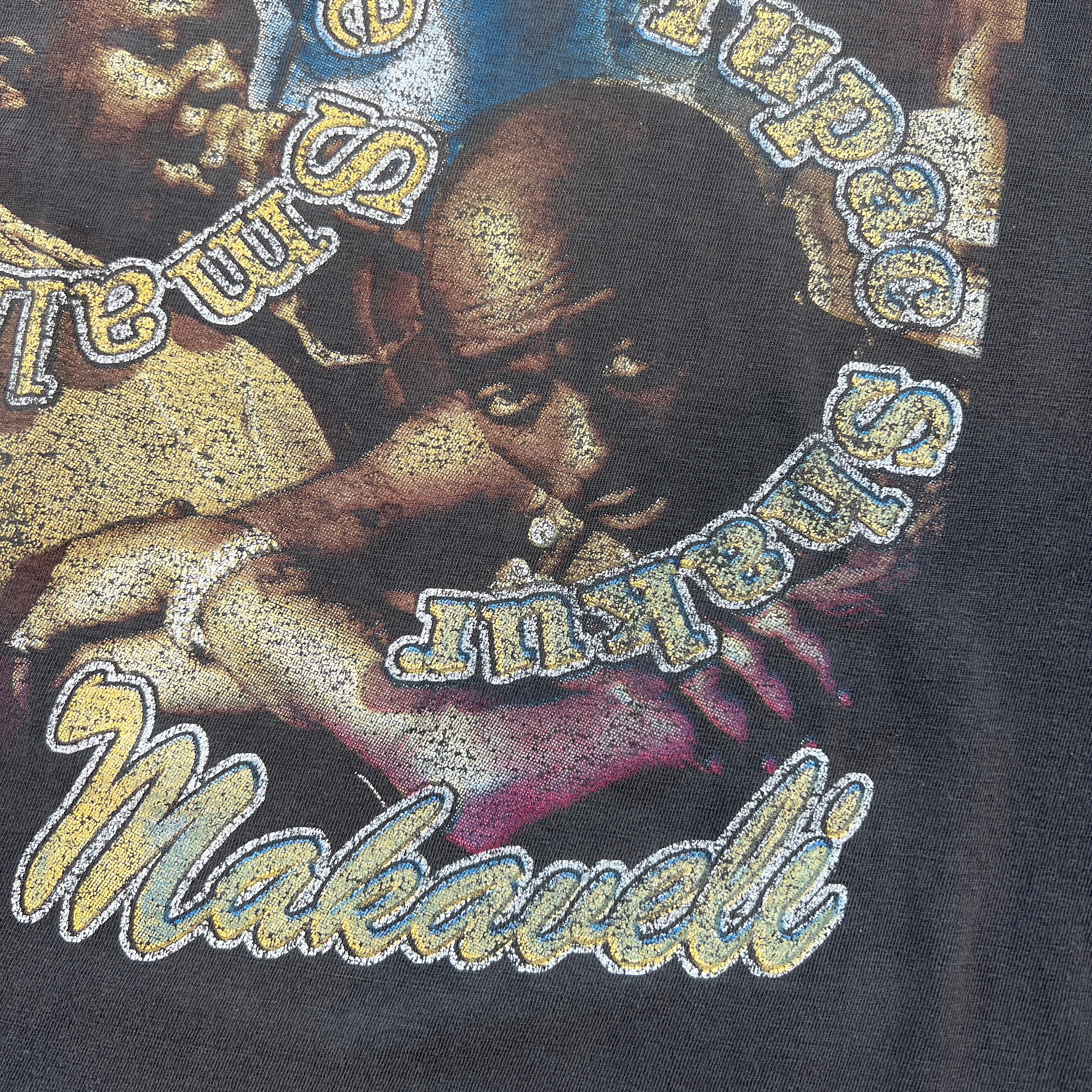 Vintage 90's 2 PAC × The Notorious B.I.G. Memorial Rap Design Short Hills S/S Tee Size XL 90's 2PAC × The Notorious B.I.G. メモリアルラップデザイン ショートヒルズ社製 Tシャツ サイズXL