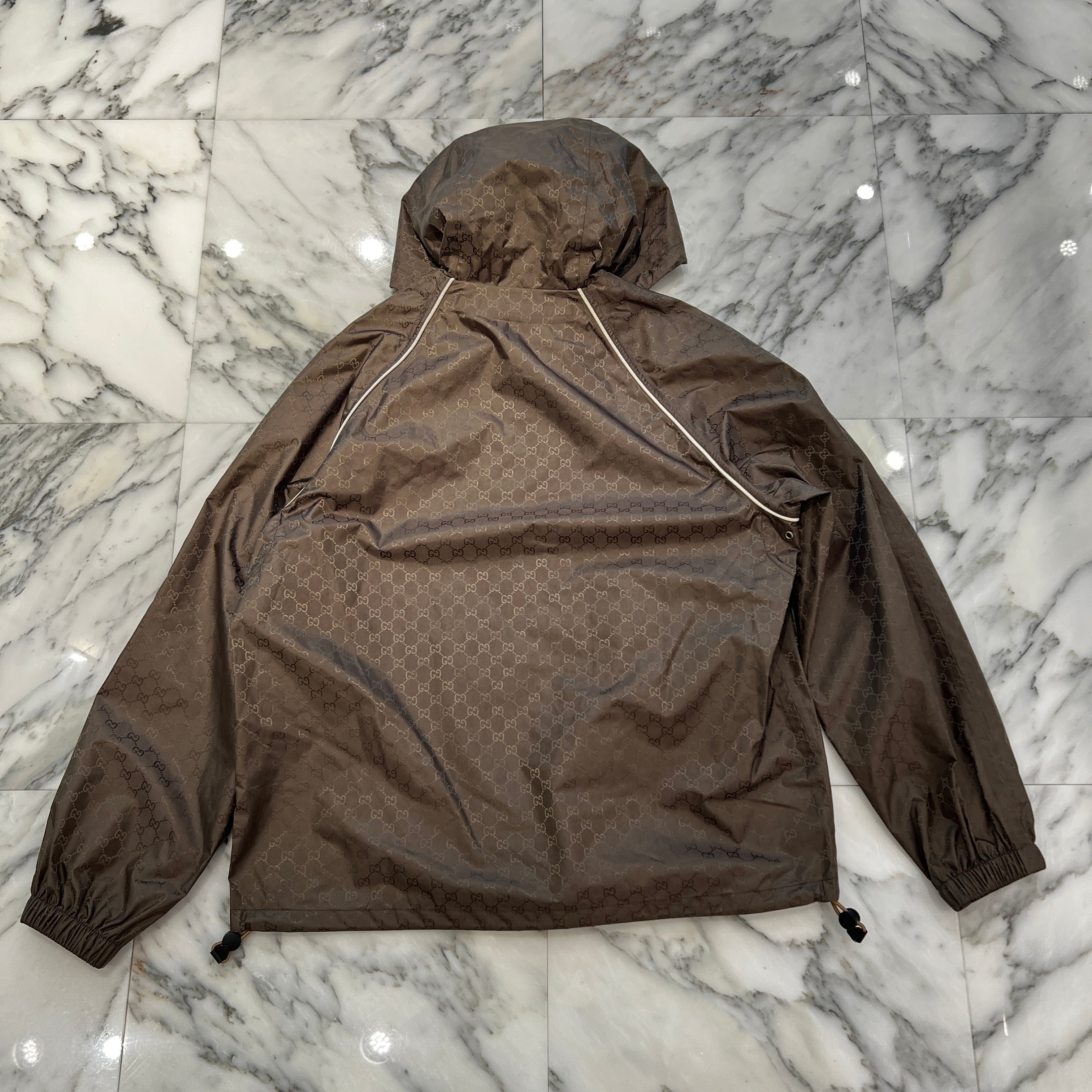 GUCCI 2023AW GG Fabric Zip Up Jacket 755546 Z8BJK 2079 Size 44 グッチ GG ファブリック ジップアップジャケット サイズ44