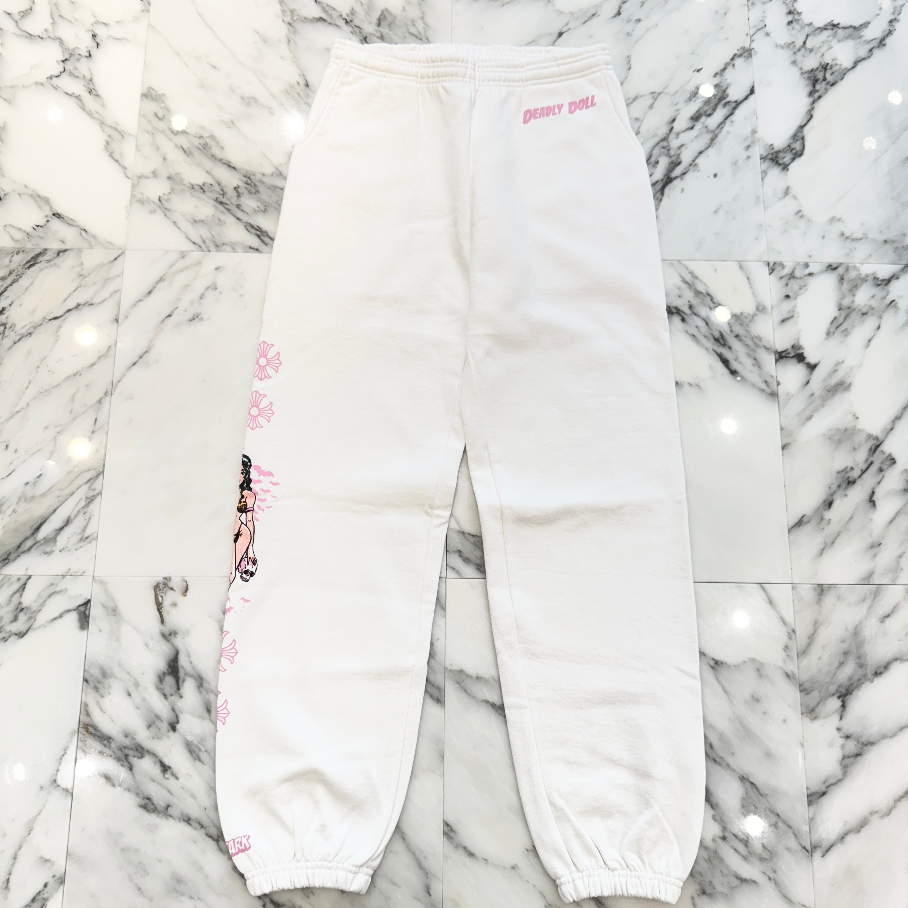 CHROME HEARTS × DEADLLY DOLL JESSE JO STARK Sweat Pants Size S クロムハーツ × デッドリドール ジェシー・ジョー・スターク スウェットパンツ サイズS