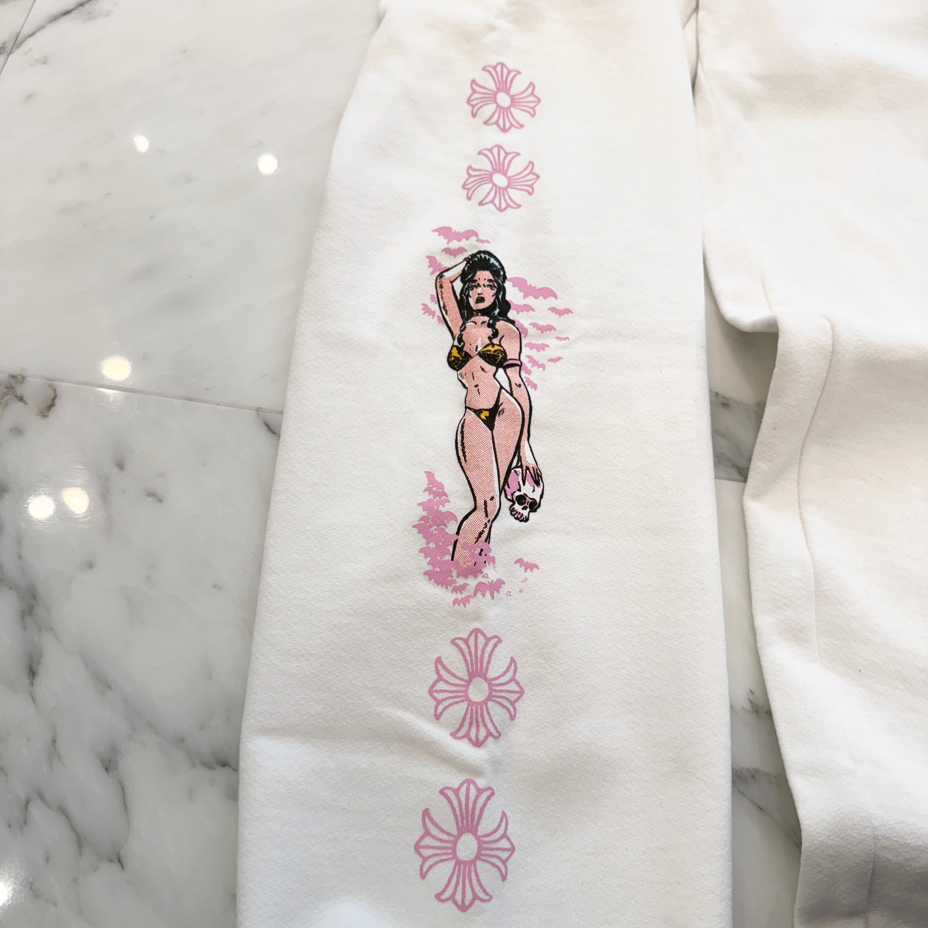 CHROME HEARTS × DEADLLY DOLL JESSE JO STARK Sweat Pants Size S クロムハーツ × デッドリドール ジェシー・ジョー・スターク スウェットパンツ サイズS