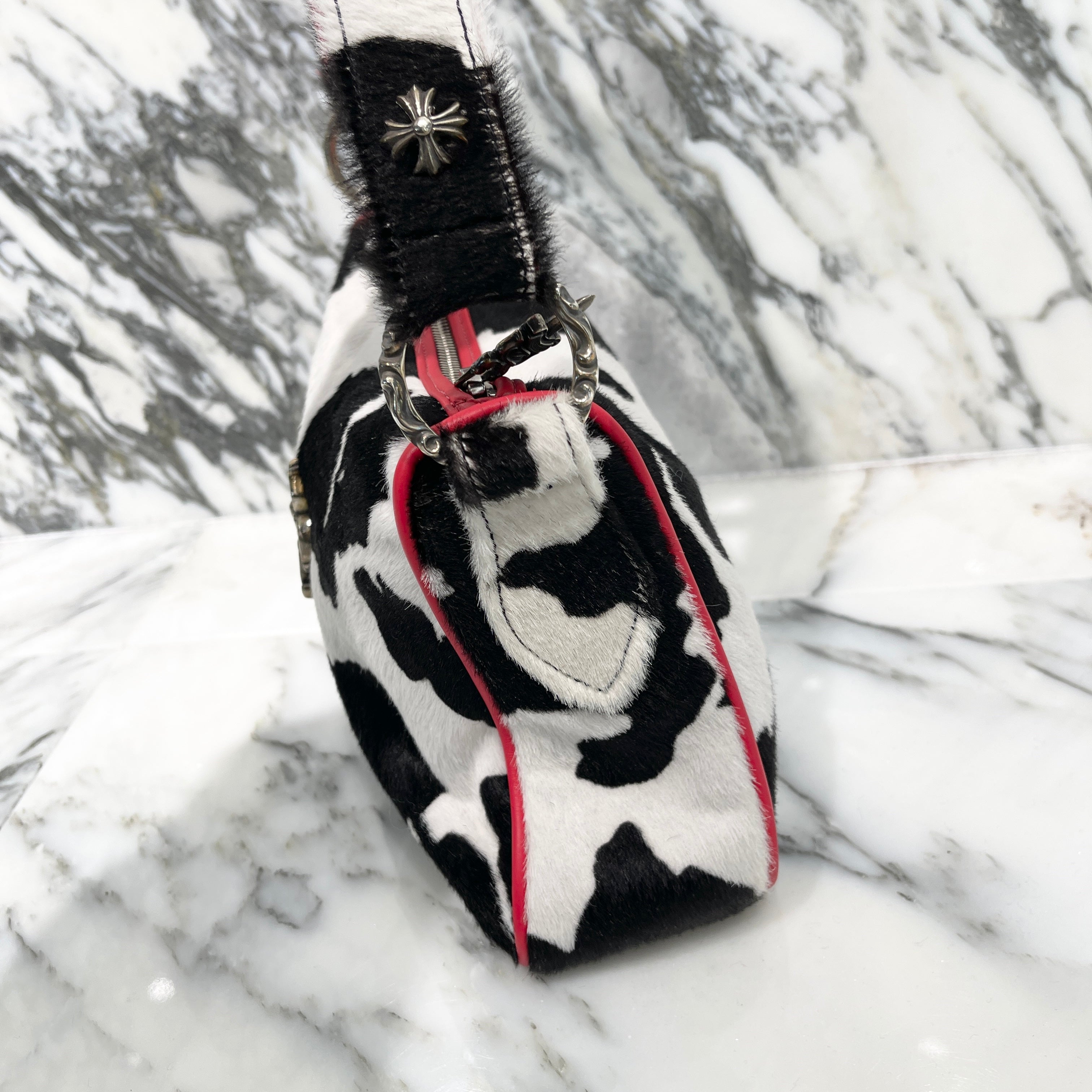 CHROME HEARTS CHICKEN NUGGET Harako Small Leather Shoulder Bag