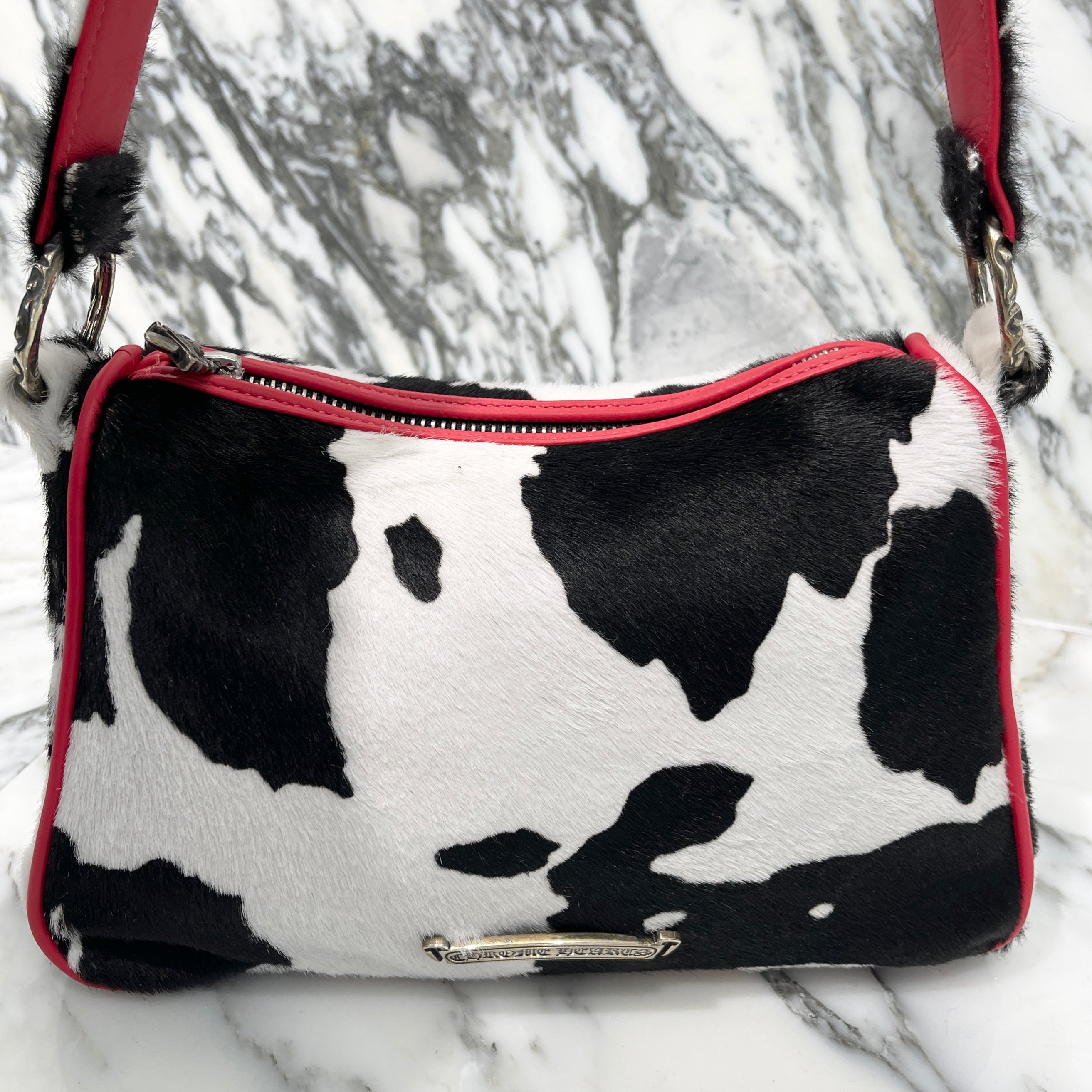 CHROME HEARTS CHICKEN NUGGET Harako Small Leather Shoulder Bag クロムハーツ チキンナゲット ハラコ スモール レザーショルダーバッグ