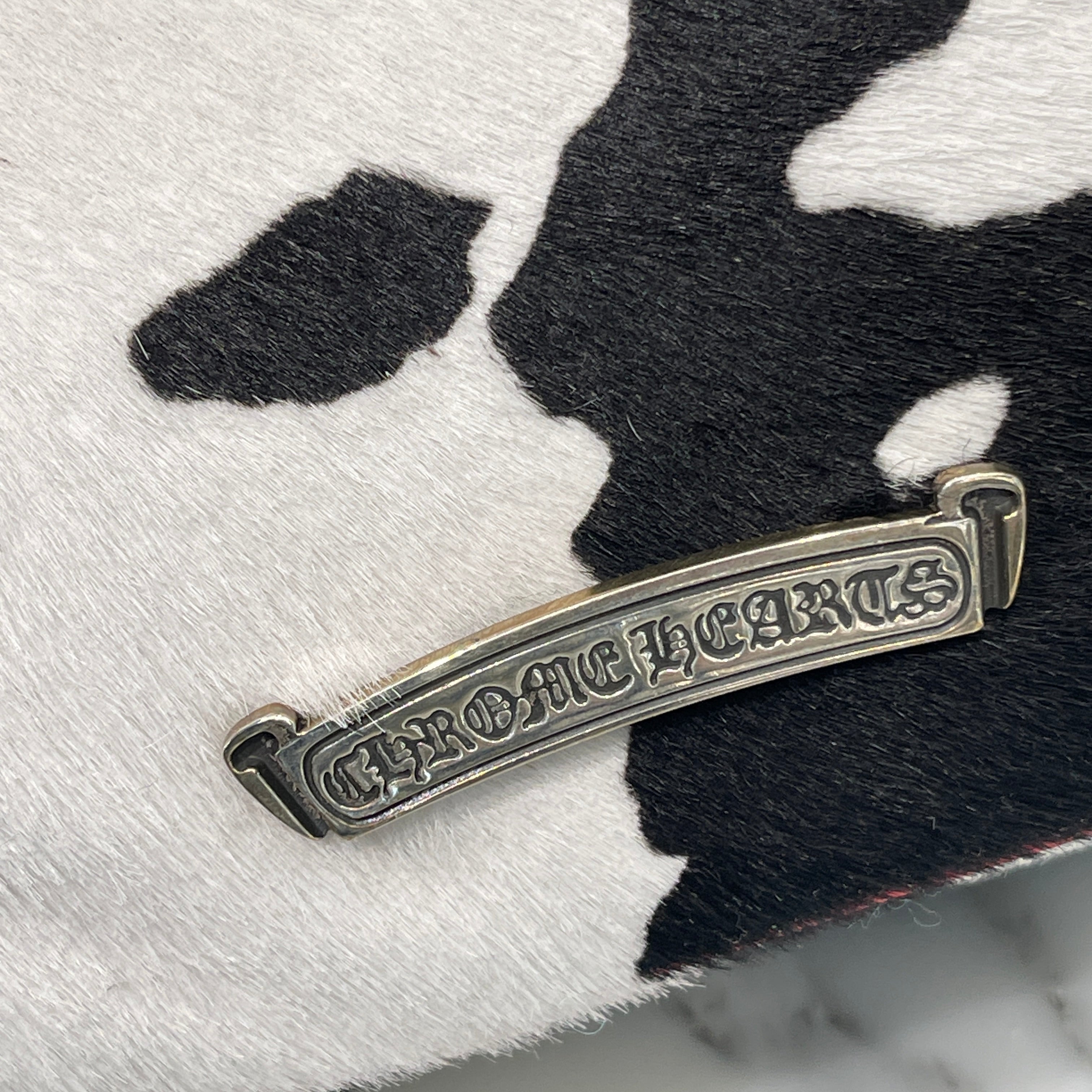 CHROME HEARTS CHICKEN NUGGET Harako Small Leather Shoulder Bag クロムハーツ チキンナゲット ハラコ スモール レザーショルダーバッグ