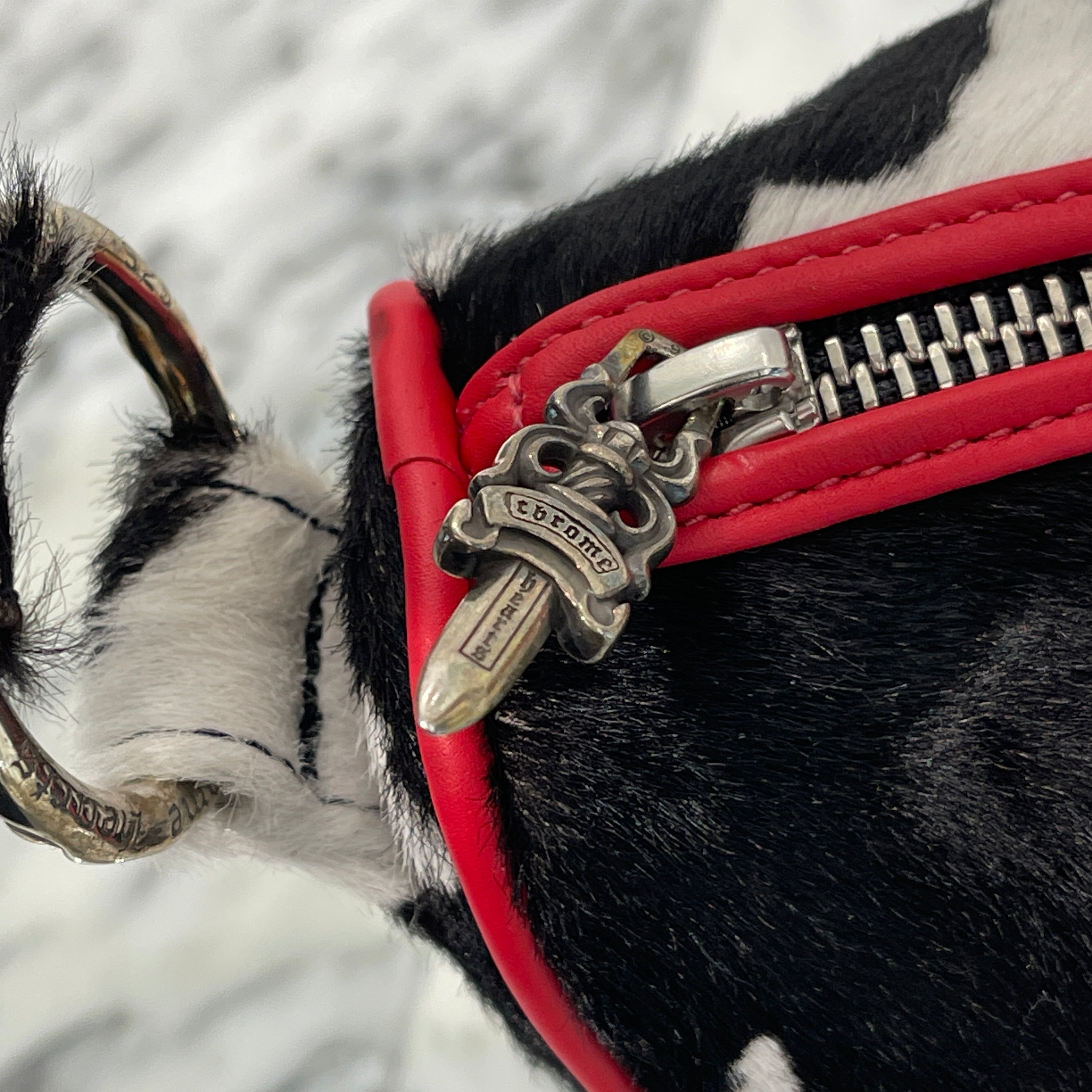 CHROME HEARTS CHICKEN NUGGET Harako Small Leather Shoulder Bag クロムハーツ チキンナゲット ハラコ スモール レザーショルダーバッグ