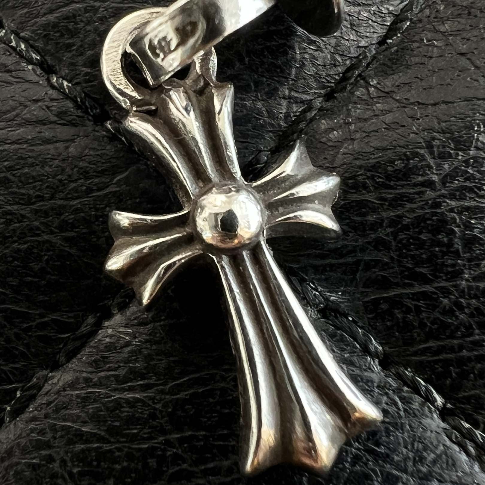 CHROME HEARTS Baby Fat Cross Earring クロムハーツ ベイビーファットクロス ピアス