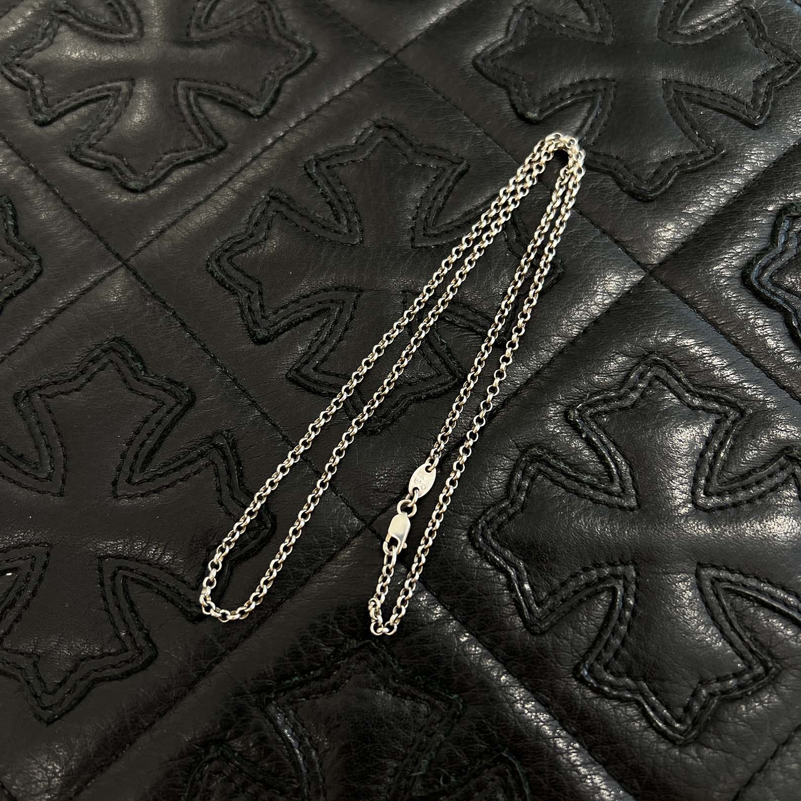 CHROME HEARTS Roll Chain Necklace Size 18 Inch クロムハーツ ロールチェーン ネックレス サイズ18インチ