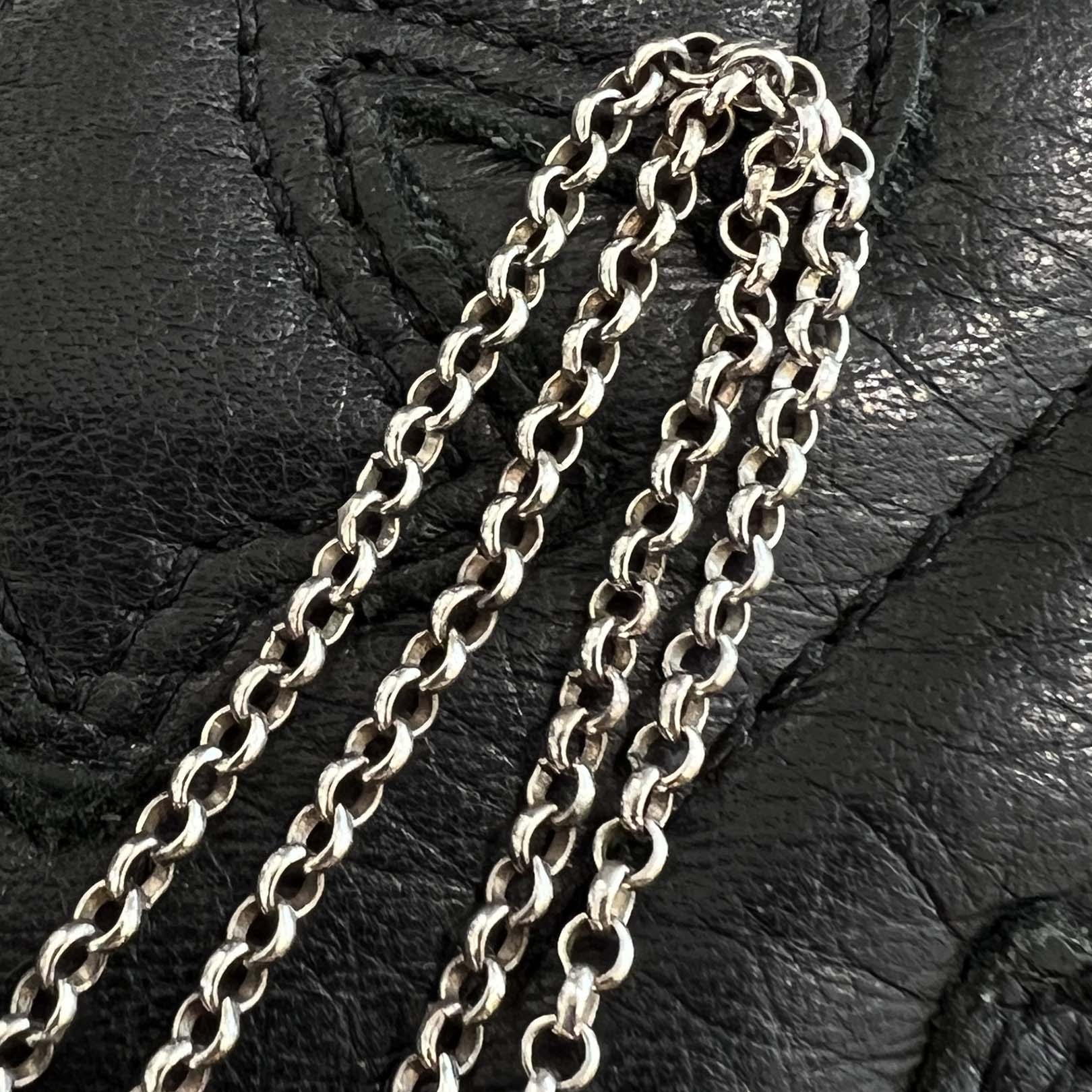 CHROME HEARTS Roll Chain Necklace Size 18 Inch クロムハーツ ロールチェーン ネックレス サイズ18インチ