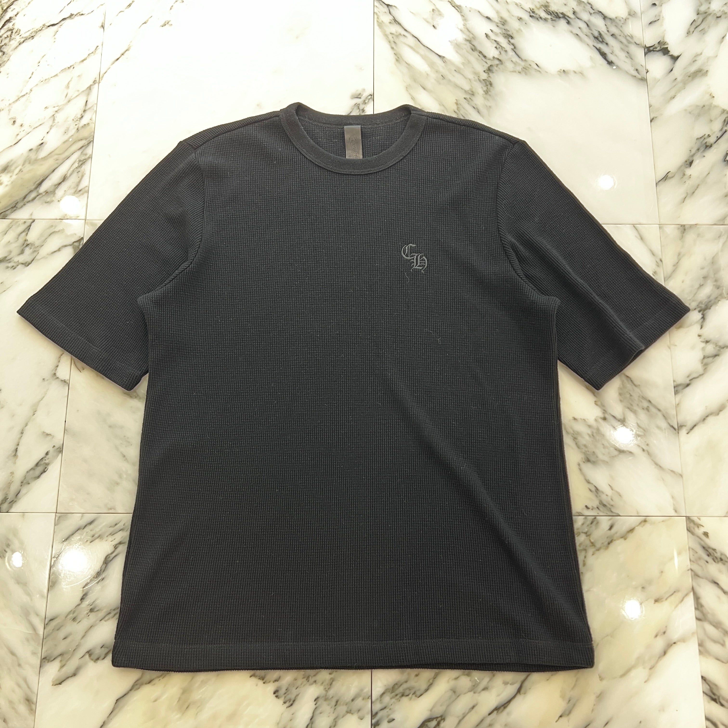 CHROME HEARTS Y NOT CH Embroidery Thermal Tee Size XL クロムハーツ ワイノット CH刺繍 サーマル Tシャツ サイズXL