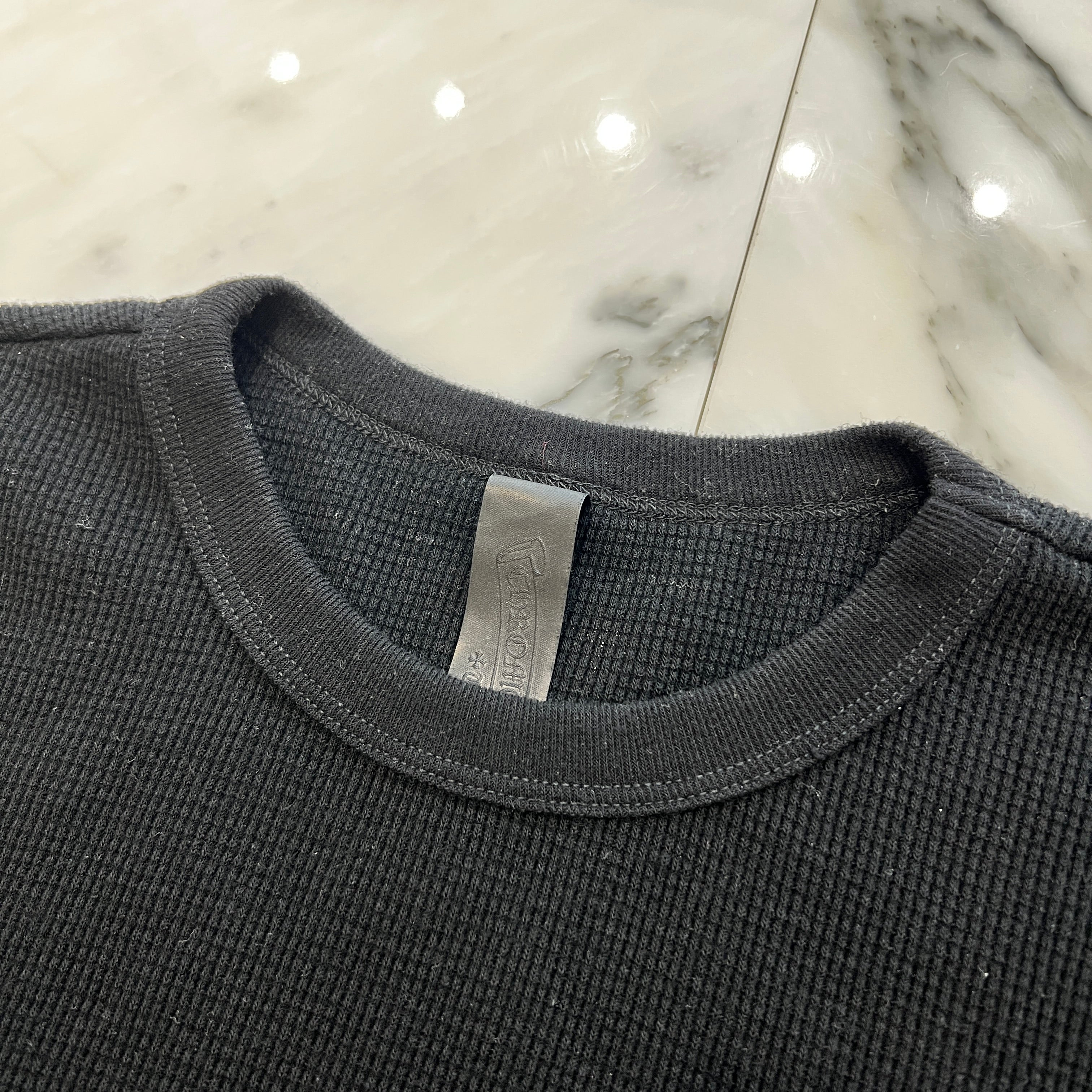 CHROME HEARTS Y NOT CH Embroidery Thermal Tee Size XL クロムハーツ ワイノット CH刺繍 サーマル Tシャツ サイズXL