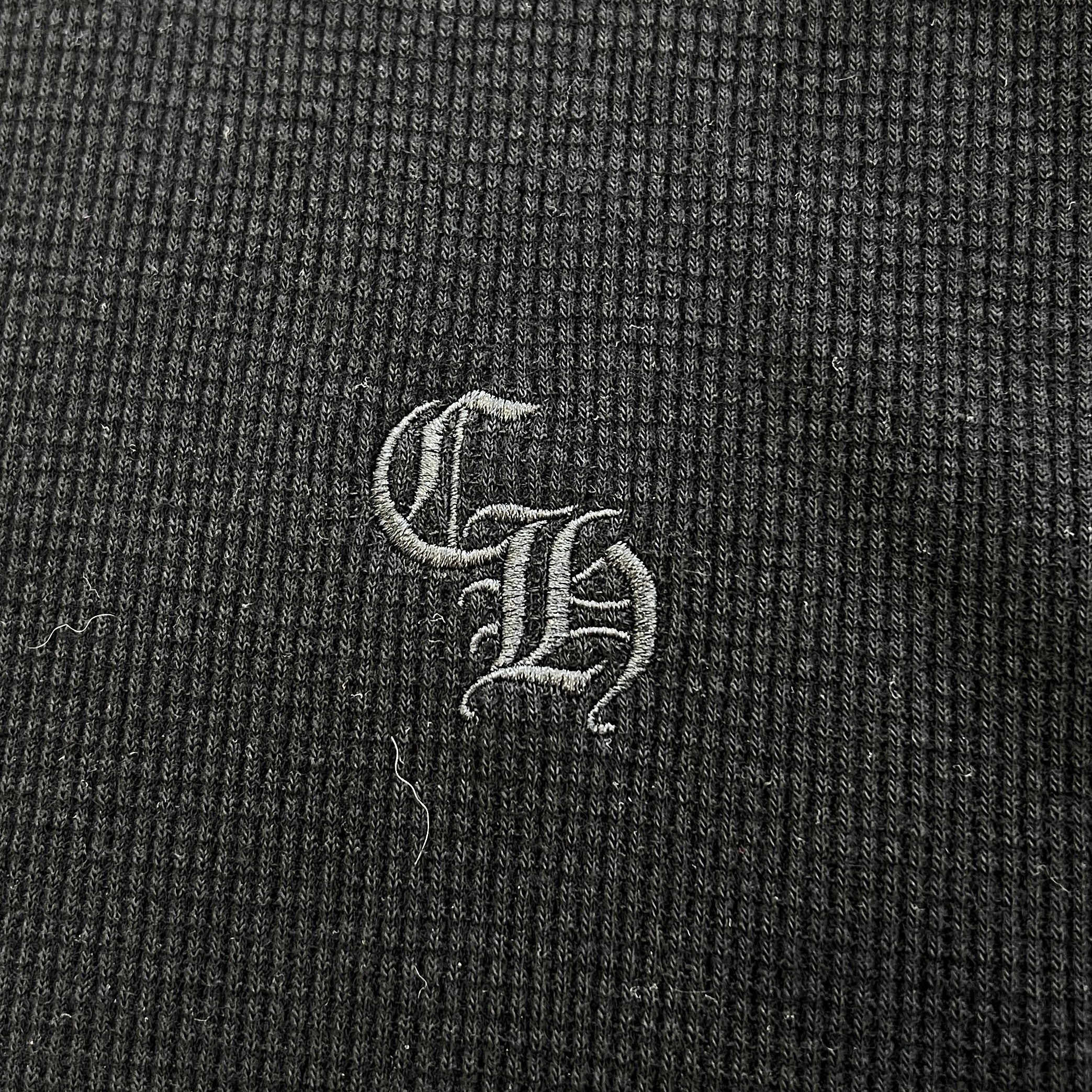CHROME HEARTS Y NOT CH Embroidery Thermal Tee Size XL クロムハーツ ワイノット CH刺繍 サーマル Tシャツ サイズXL