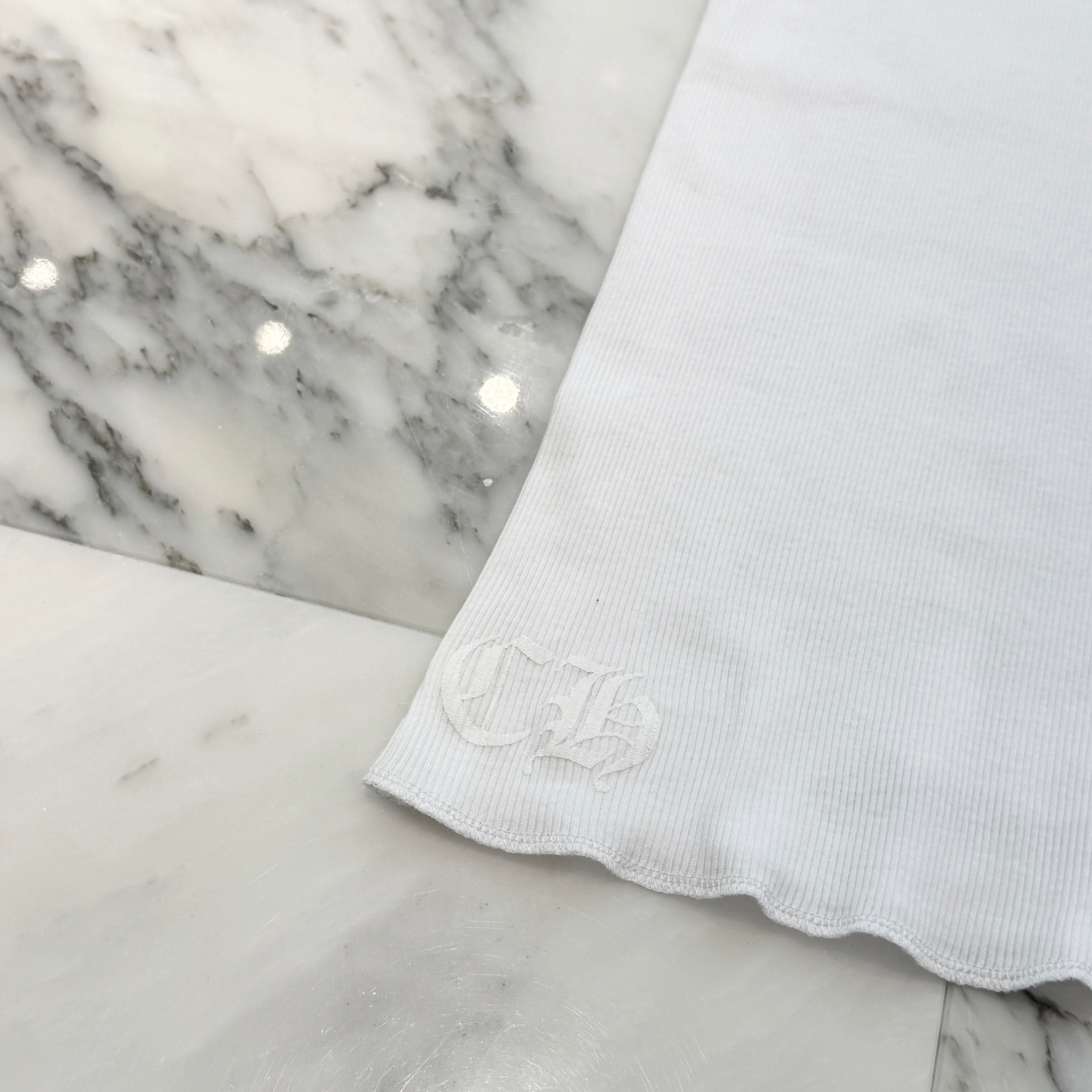 CHROME HEARTS St. Barth Limited Beads Zebra Embroidery Cross Tank Top Size M/L クロムハーツ セントバース限定 ビーズ ゼブラ柄 刺繍 クロス タンクトップ サイズM/L