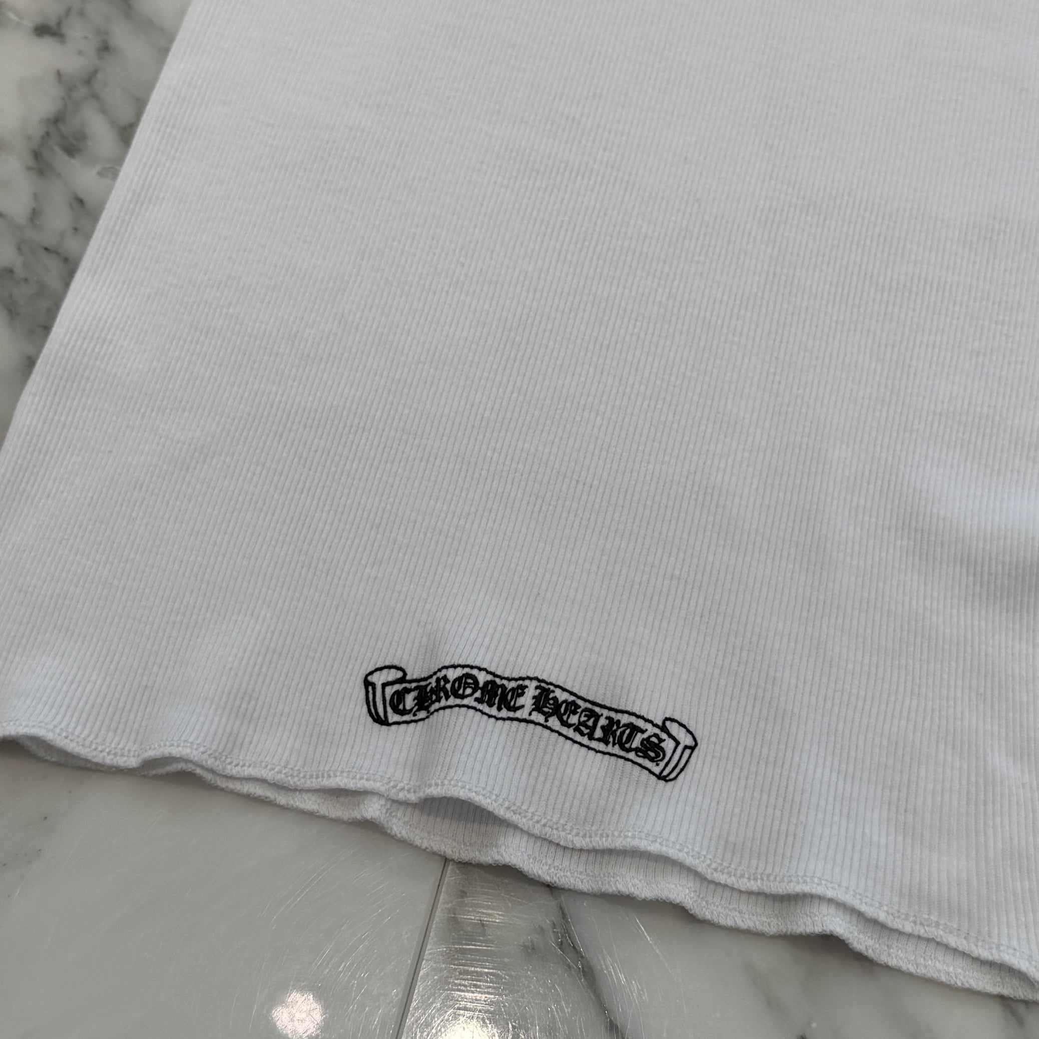 CHROME HEARTS St. Barth Limited Beads Zebra Embroidery Cross Tank Top Size M/L クロムハーツ セントバース限定 ビーズ ゼブラ柄 刺繍 クロス タンクトップ サイズM/L