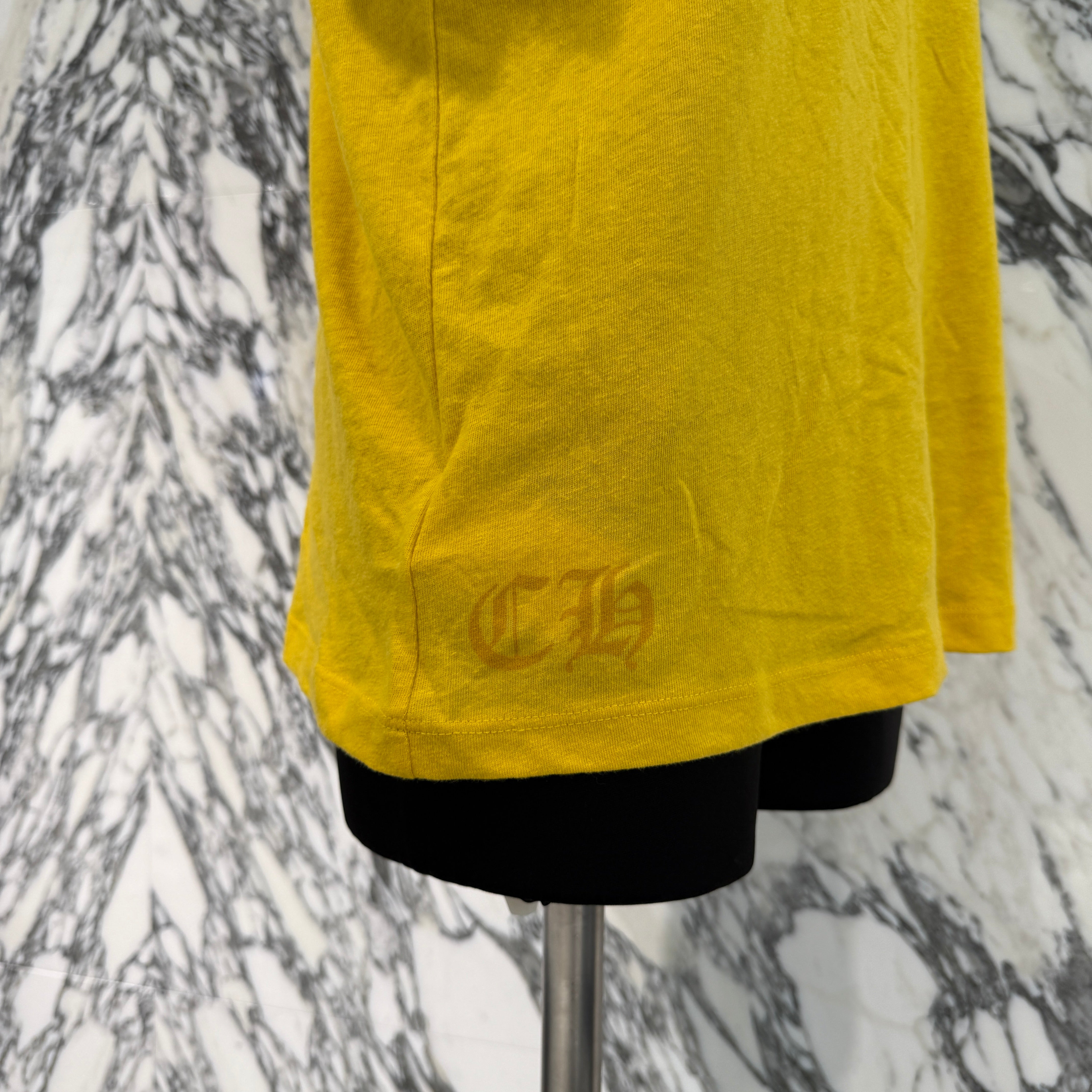 CHROME HEARTS Back Horseshoe Print Ringer Tee Size M クロムハーツ バックホースシュープリント リンガーTシャツ サイズM