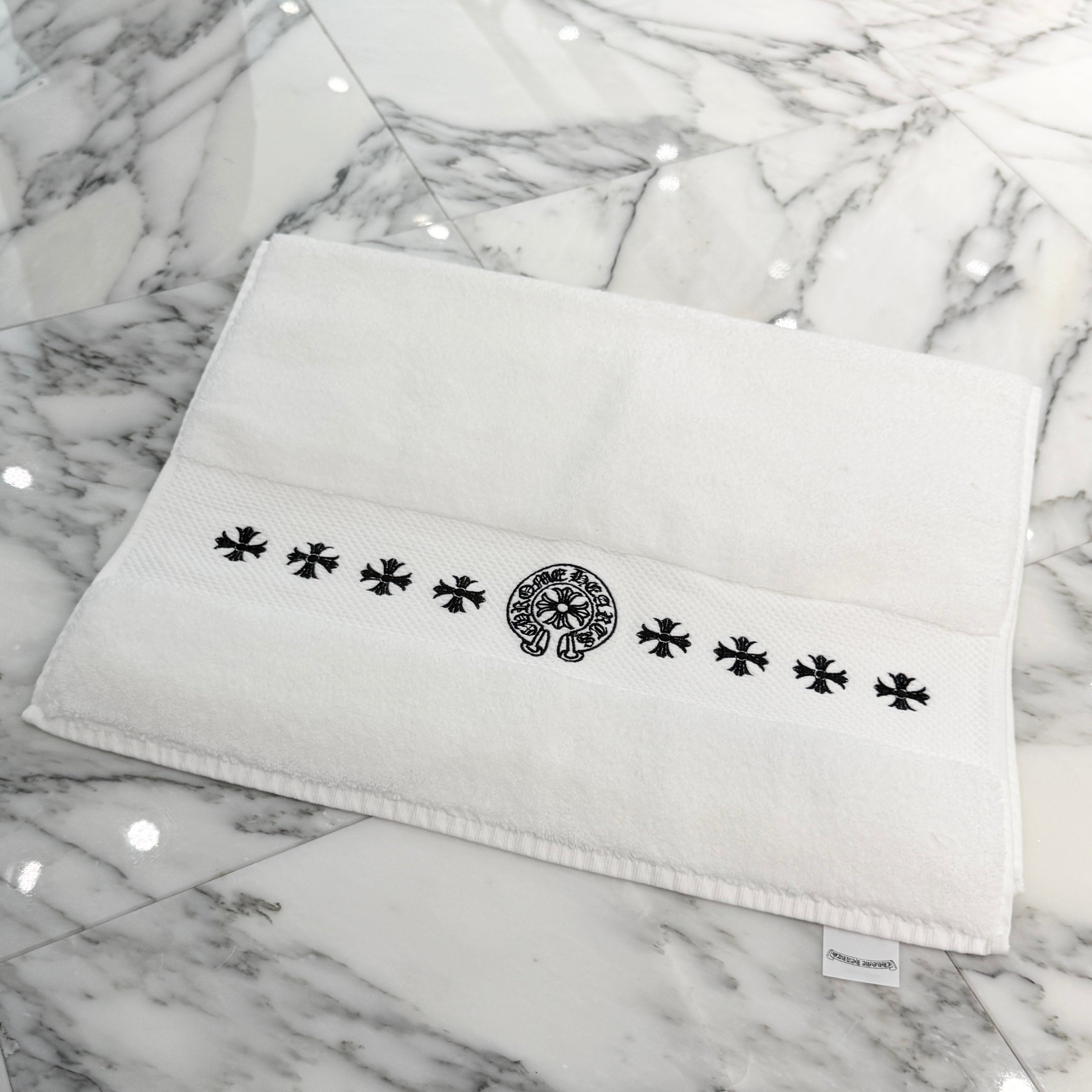 CHROME HEARTS CH Plus Horseshoe Embroidery Towel クロムハーツ CHプラス ホースシュー 刺繍 タオル
