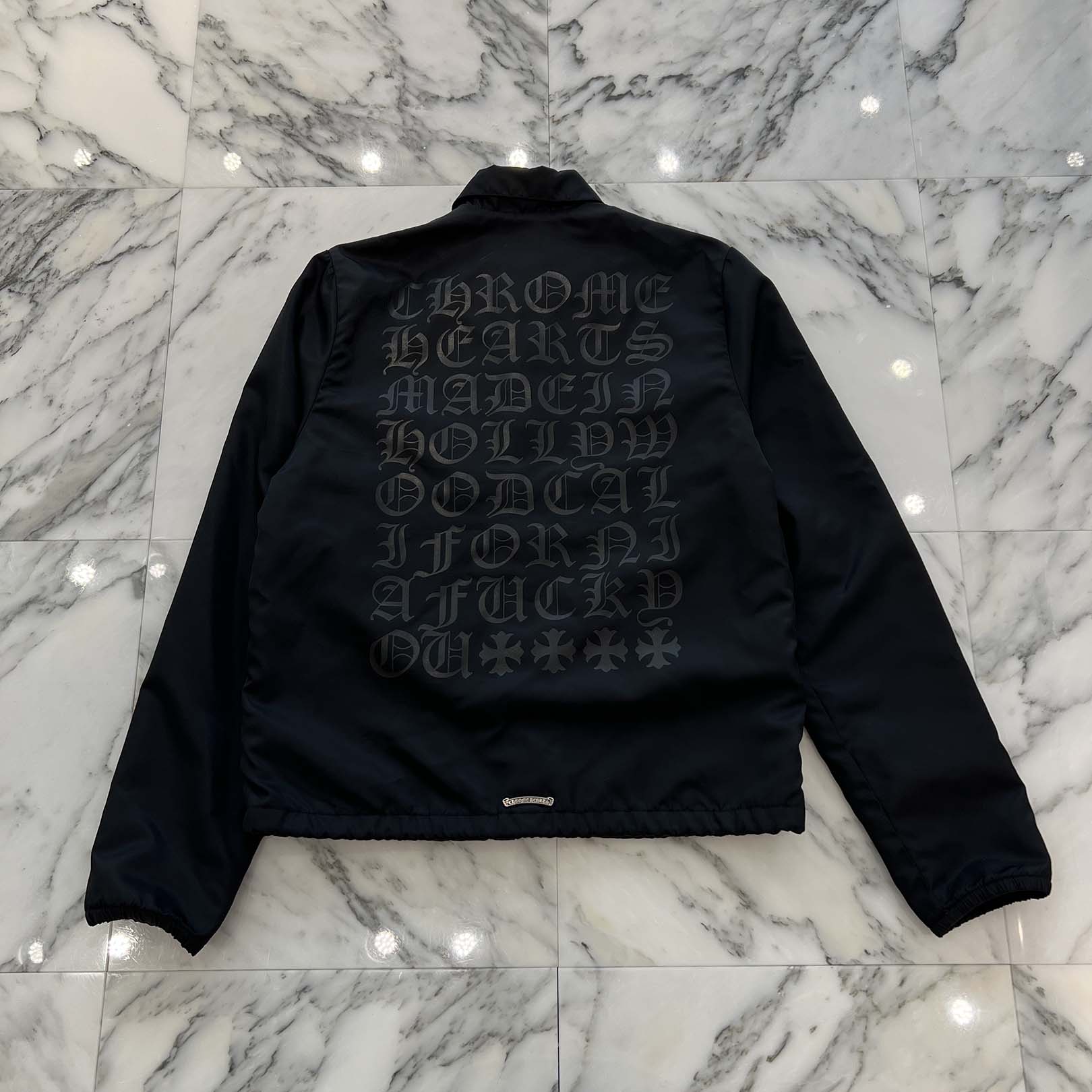 CHROME HEARTS Made In Hollywood CH Plus Eye Chart Coach Jacket Size M クロムハーツ メイドインハリウッド CHプラス アイチャート コーチジャケット サイズM