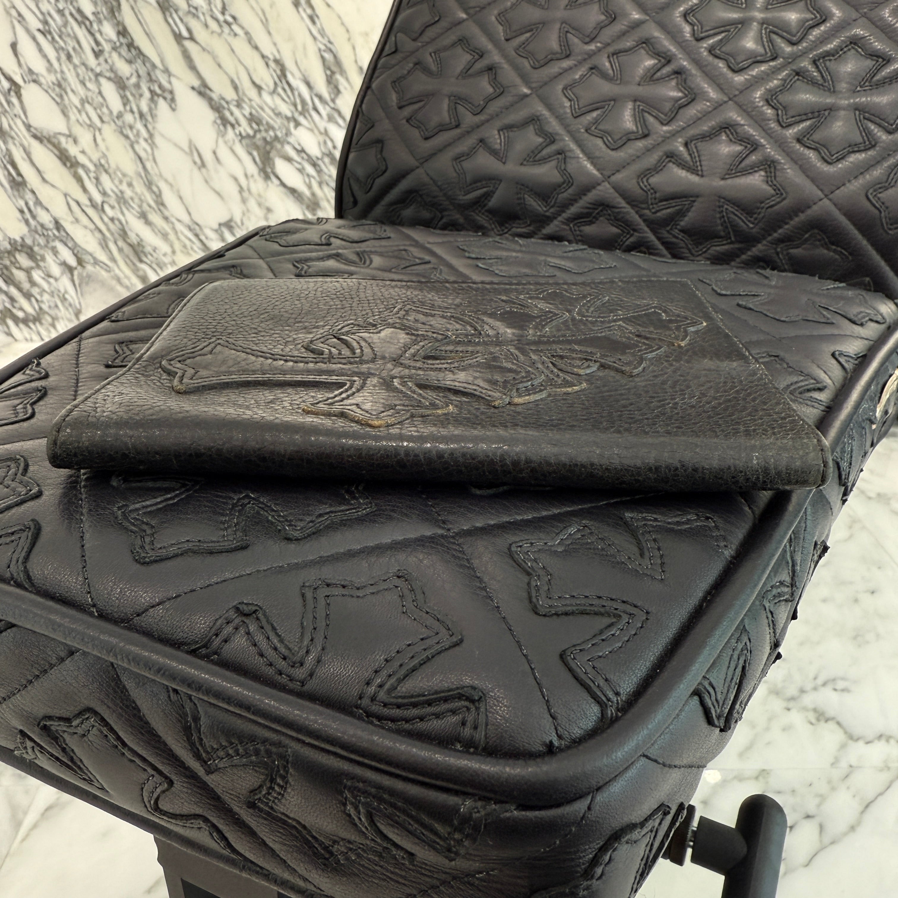 CHROME HEARTS Cross Leather Patch Book Cover クロムハーツ クロスレザーパッチ ブックカバー