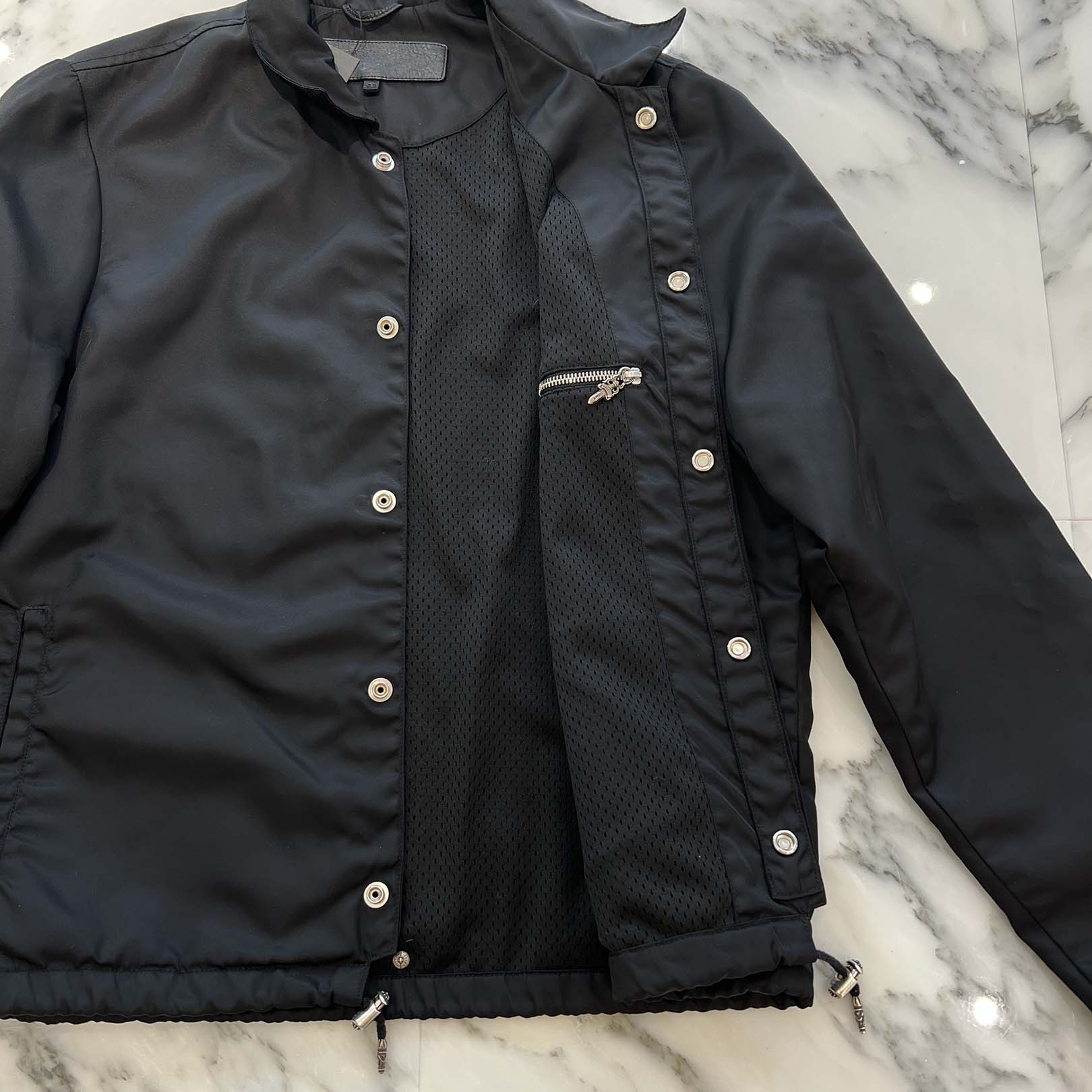 CHROME HEARTS Made In Hollywood CH Plus Eye Chart Coach Jacket