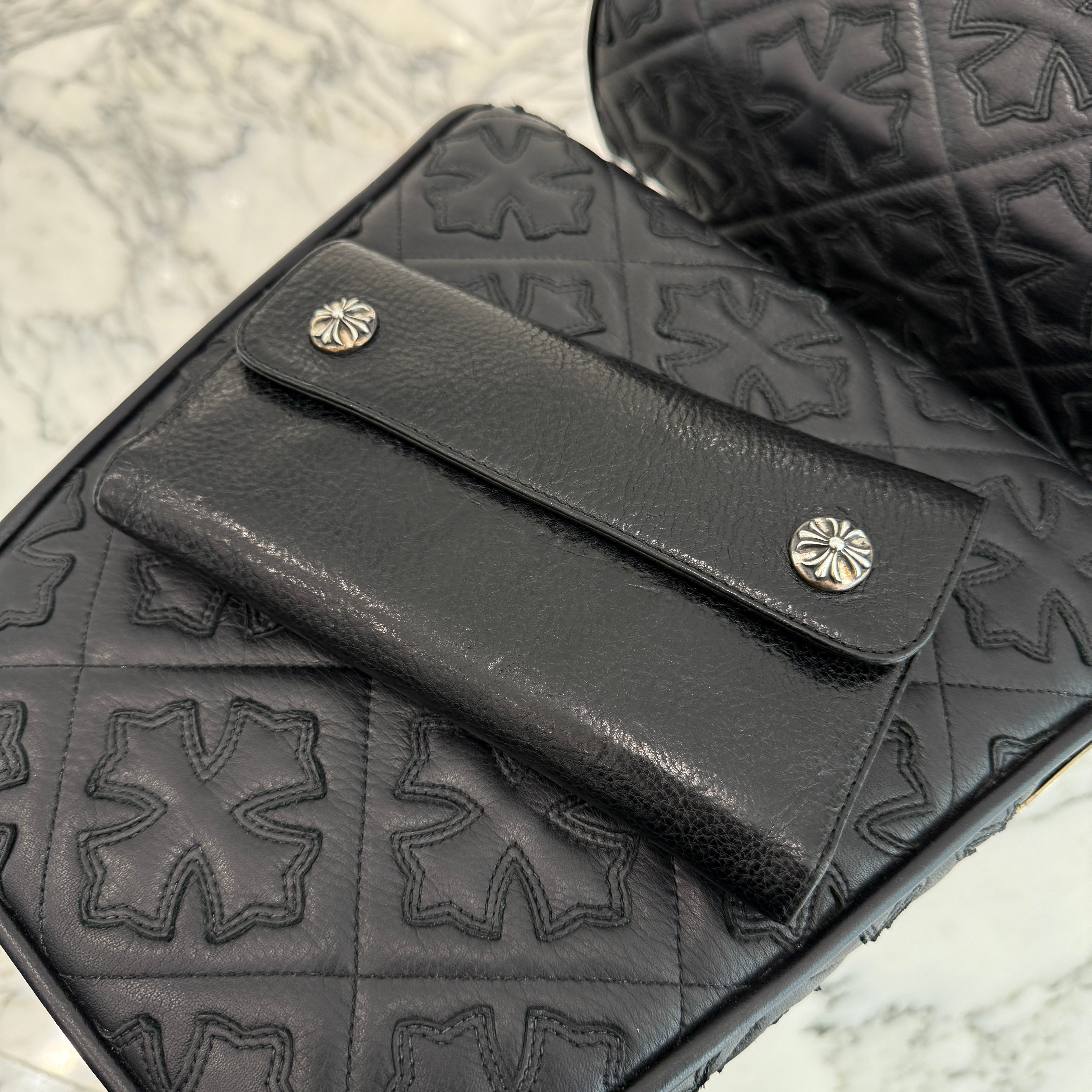 CHROME HEARTS Wave Cross Ball Wallet クロムハーツ ウェーブ クロスボール ウォレット