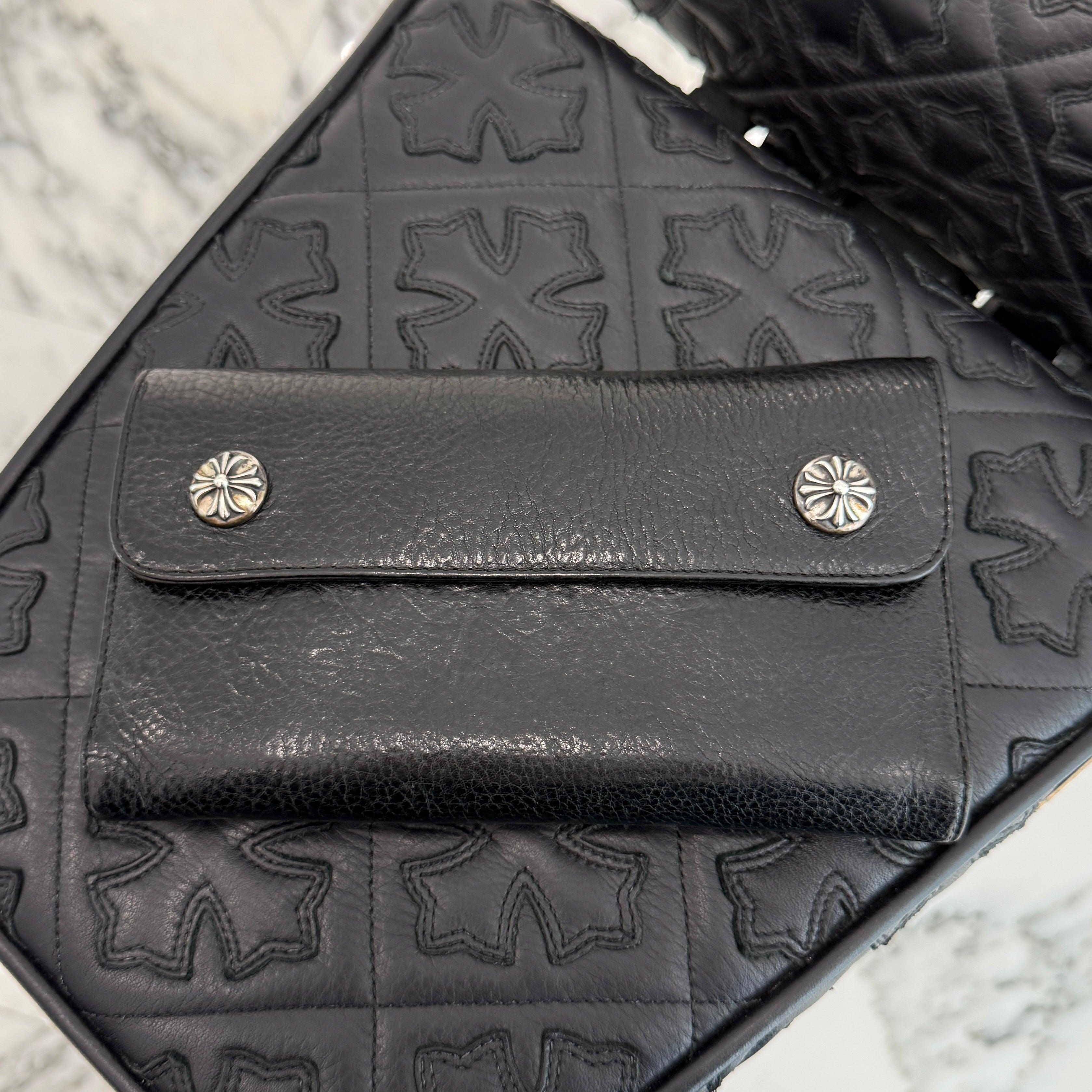 CHROME HEARTS Wave Cross Ball Wallet クロムハーツ ウェーブ クロスボール ウォレット