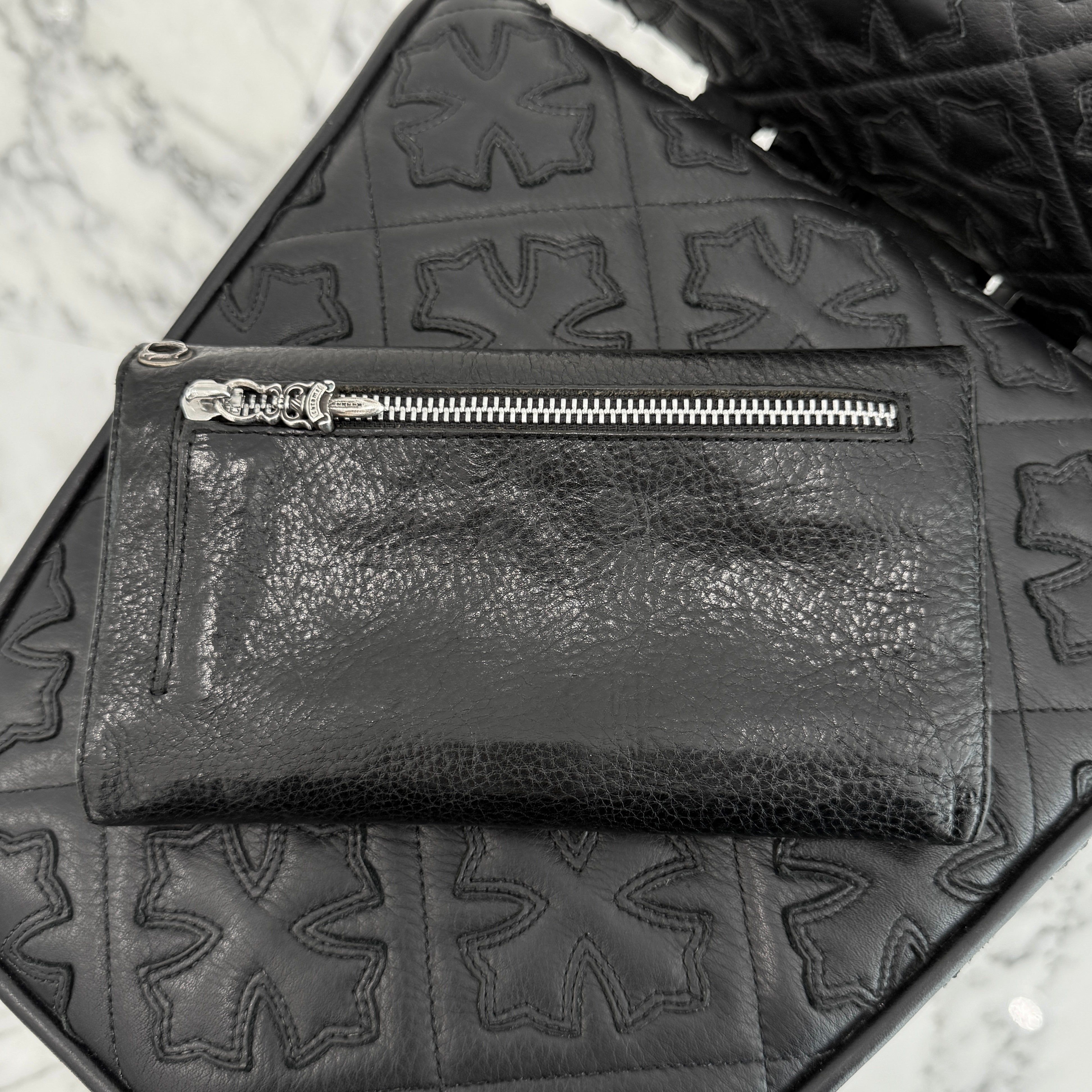 CHROME HEARTS Wave Cross Ball Wallet クロムハーツ ウェーブ クロスボール ウォレット
