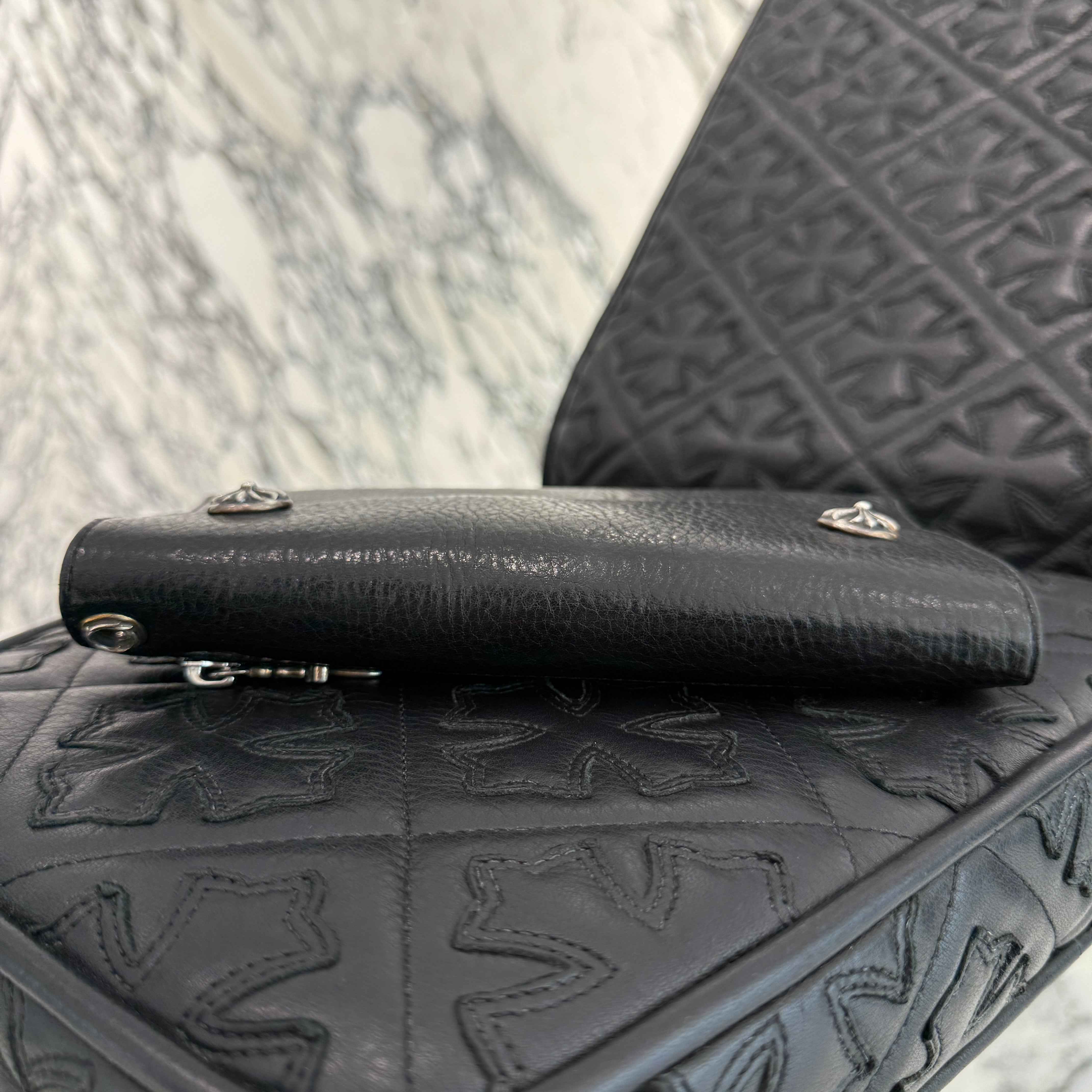 CHROME HEARTS Wave Cross Ball Wallet クロムハーツ ウェーブ クロスボール ウォレット