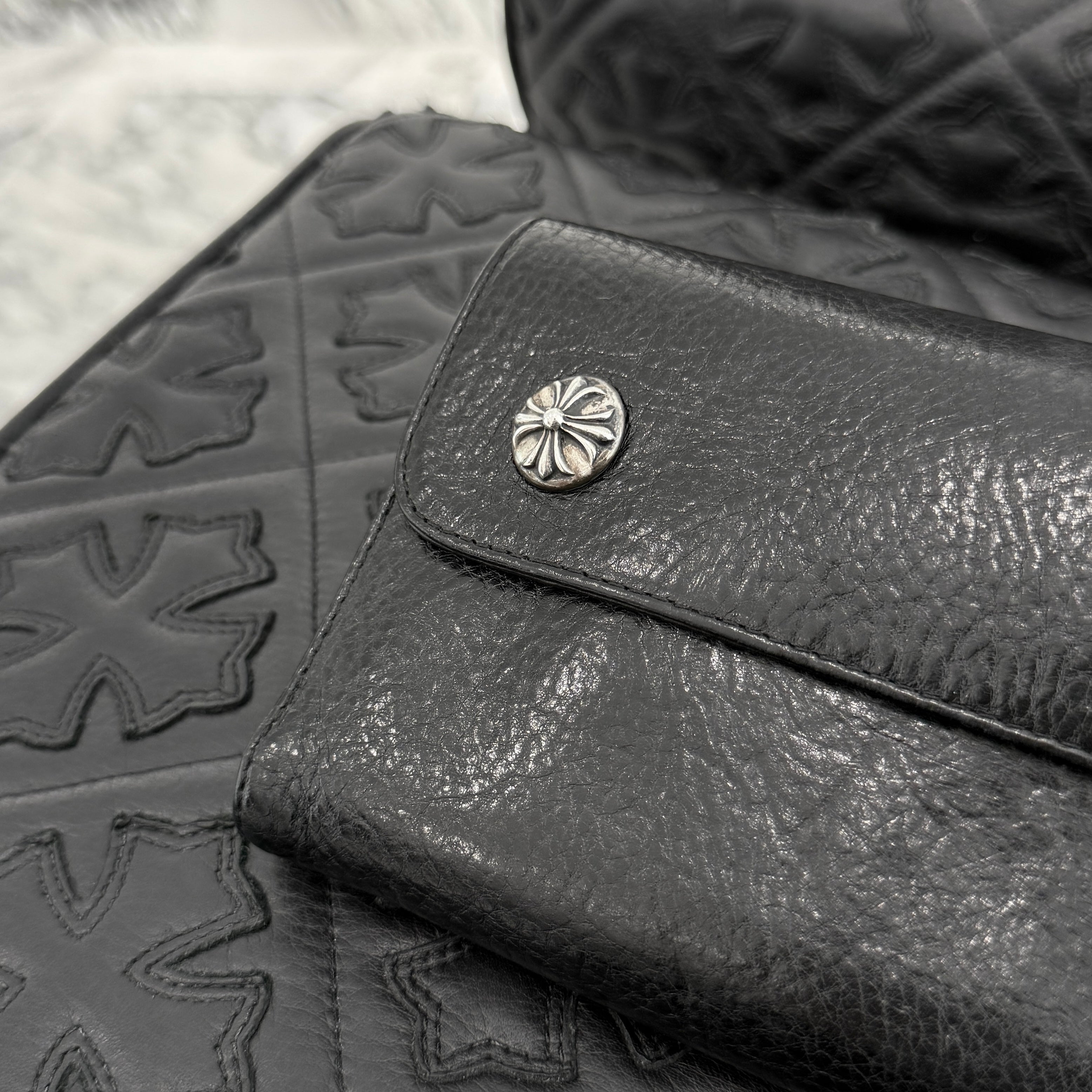 CHROME HEARTS Wave Cross Ball Wallet クロムハーツ ウェーブ クロスボール ウォレット