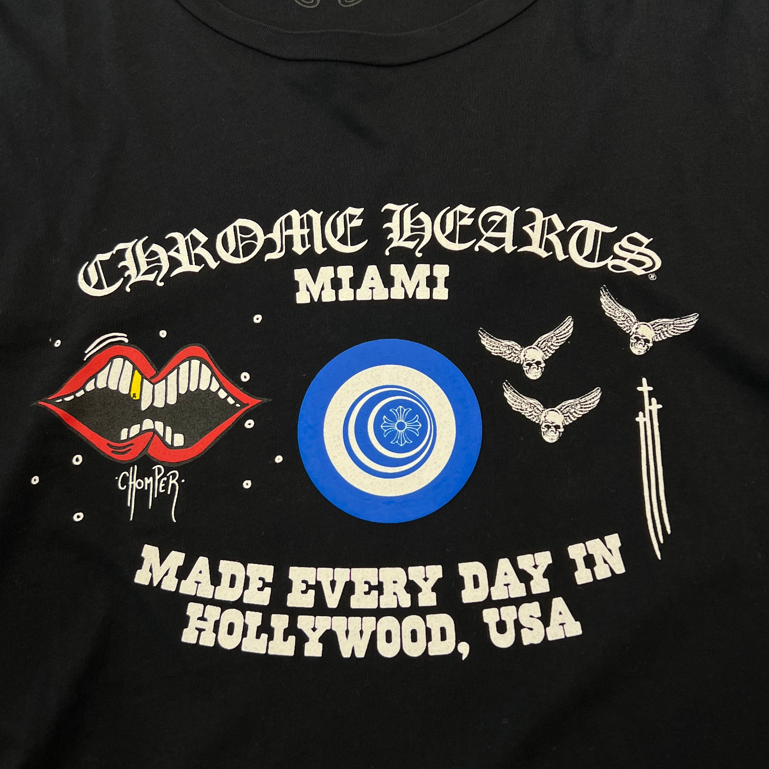 CHROME HEARTS Miami Limited PRO FOTI Front Print Long Sleeve Tee Size L クロムハーツ マイアミリミテッド プロフォティ フロントプリント ロングスリーブ Tシャツ サイズL