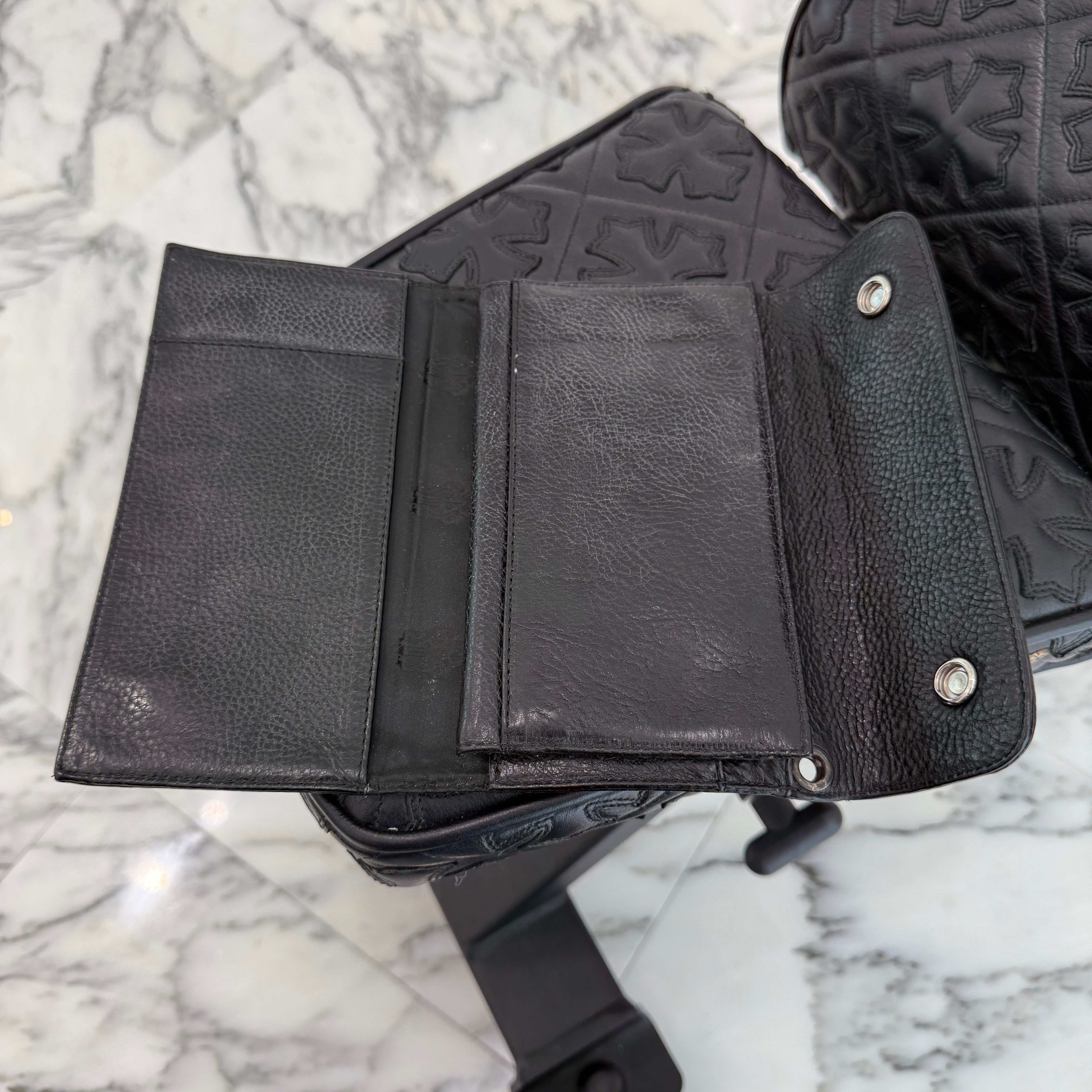 CHROME HEARTS Wave Cross Ball Wallet クロムハーツ ウェーブ クロスボール ウォレット