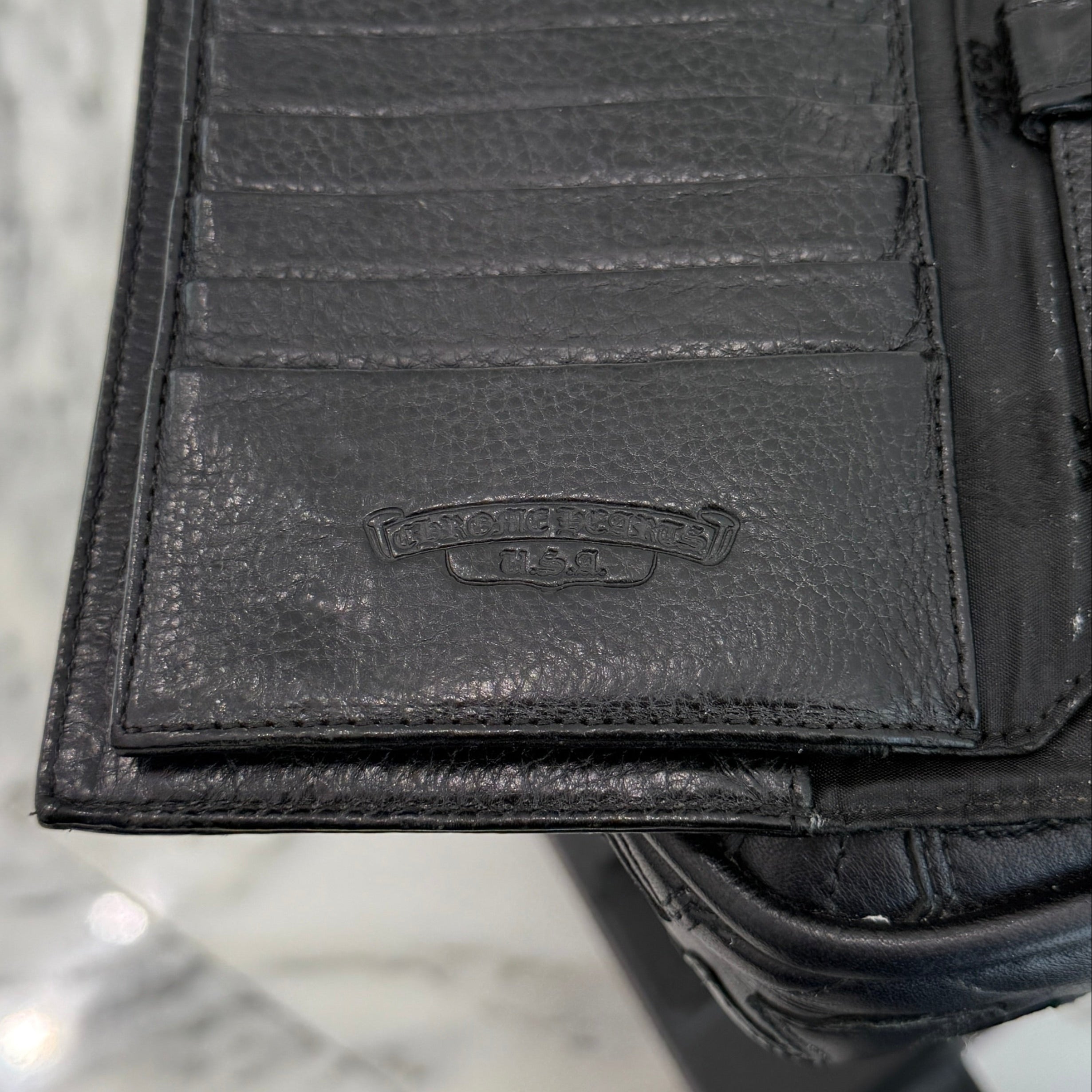 CHROME HEARTS Wave Cross Ball Wallet クロムハーツ ウェーブ クロスボール ウォレット