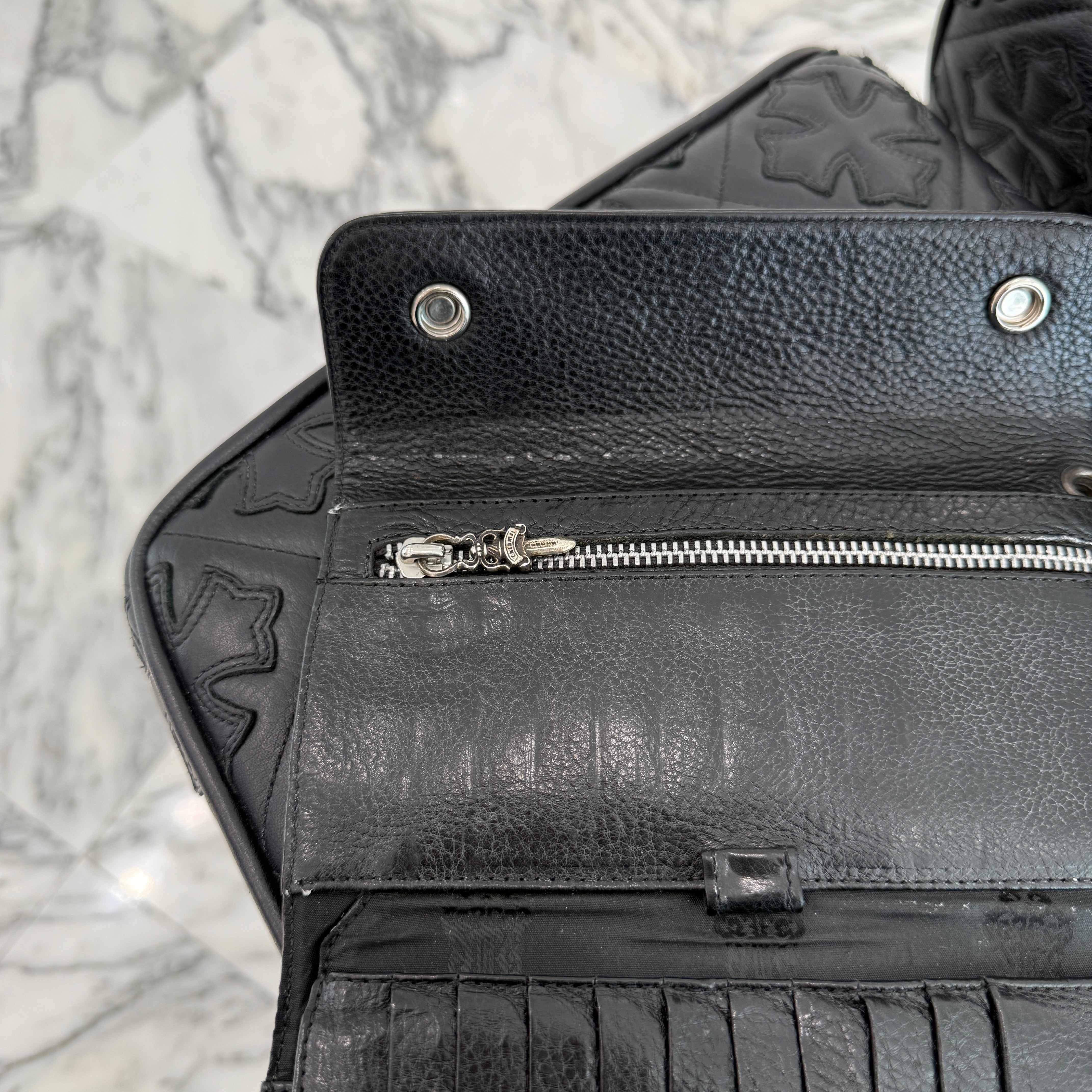 CHROME HEARTS Wave Cross Ball Wallet クロムハーツ ウェーブ クロスボール ウォレット