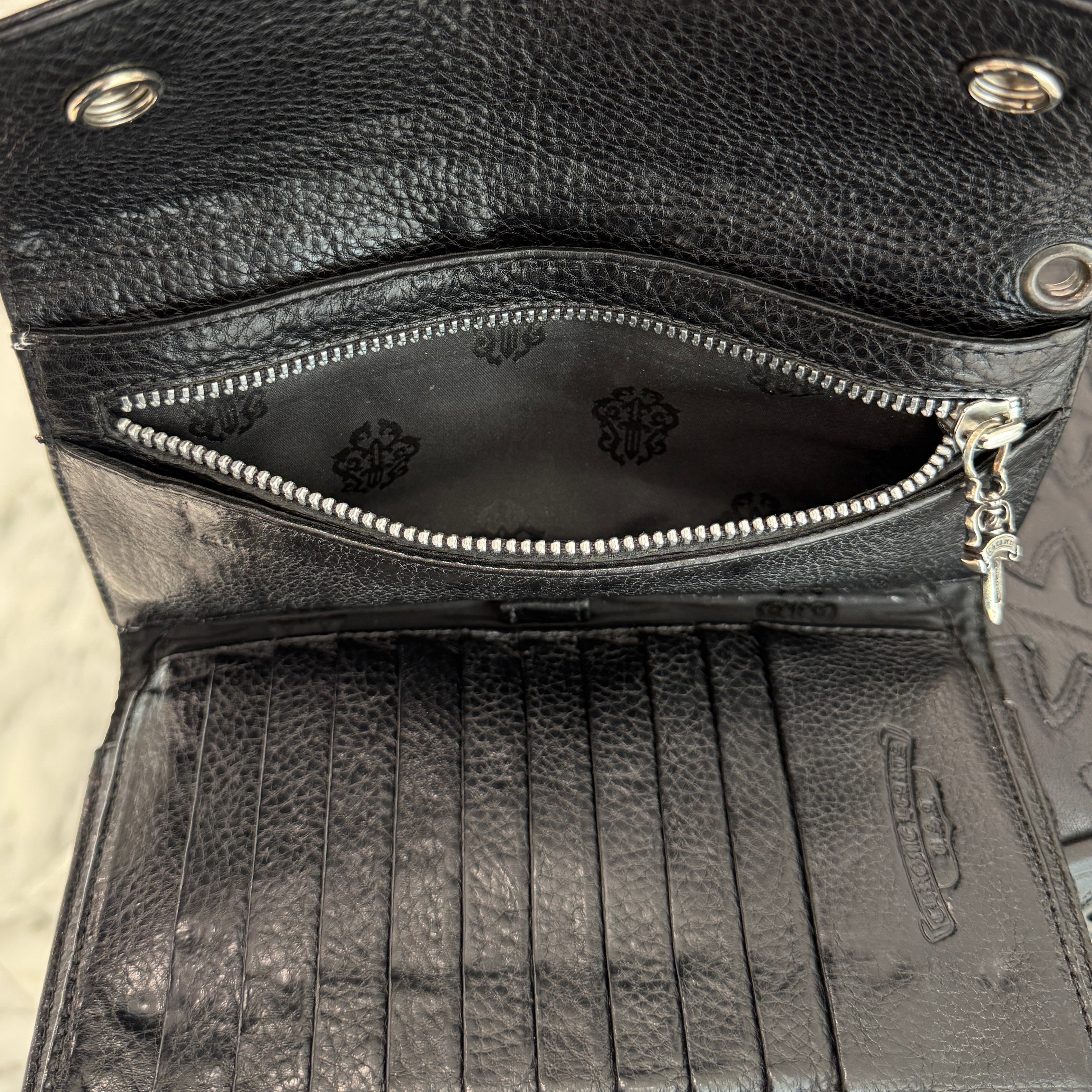 CHROME HEARTS Wave Cross Ball Wallet クロムハーツ ウェーブ クロスボール ウォレット