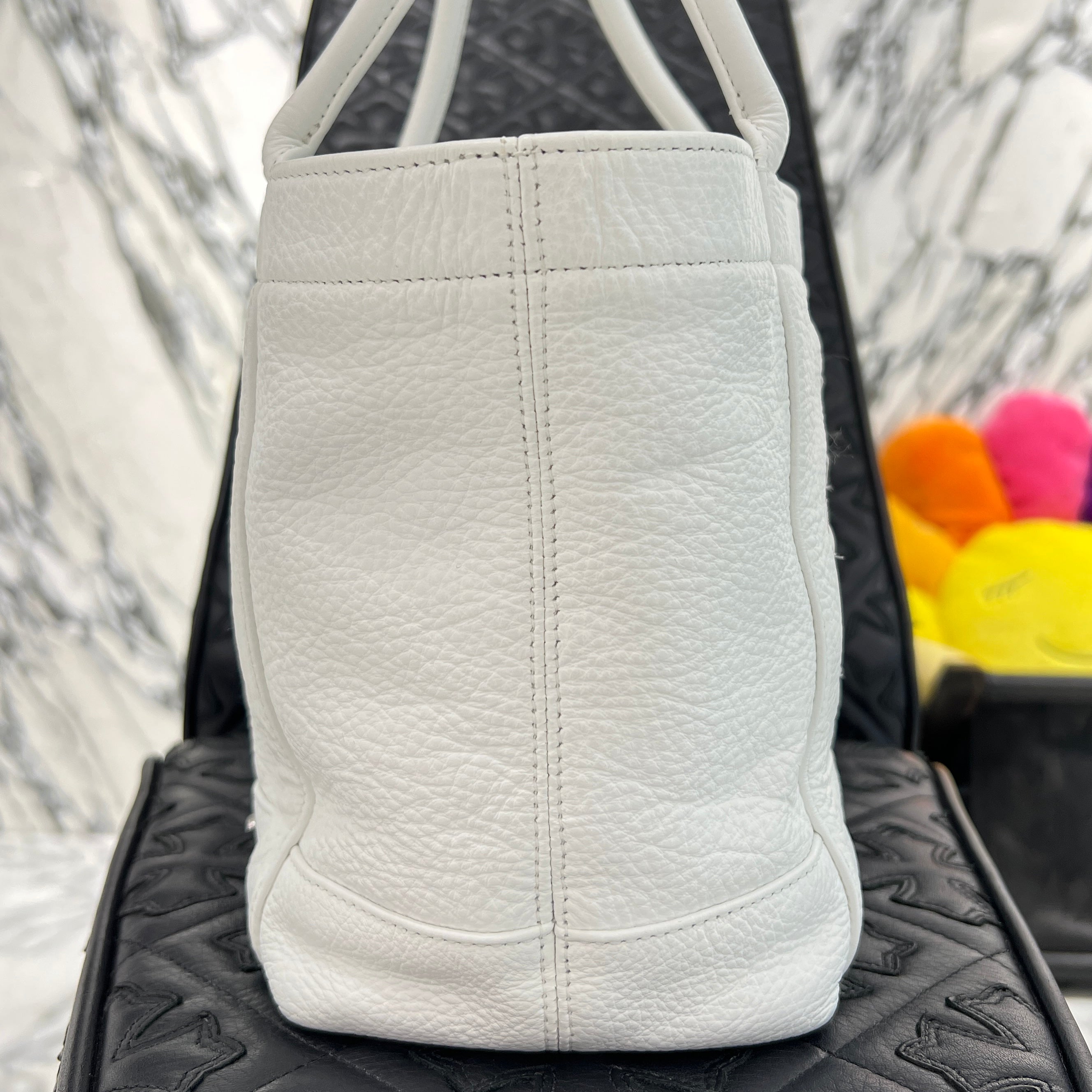 CHROME HEARTS 3 Cemetery Cross Leather Patch Tote Mini Bag クロムハーツ 3セメタリークロス レザーパッチ トート ミニ バッグ