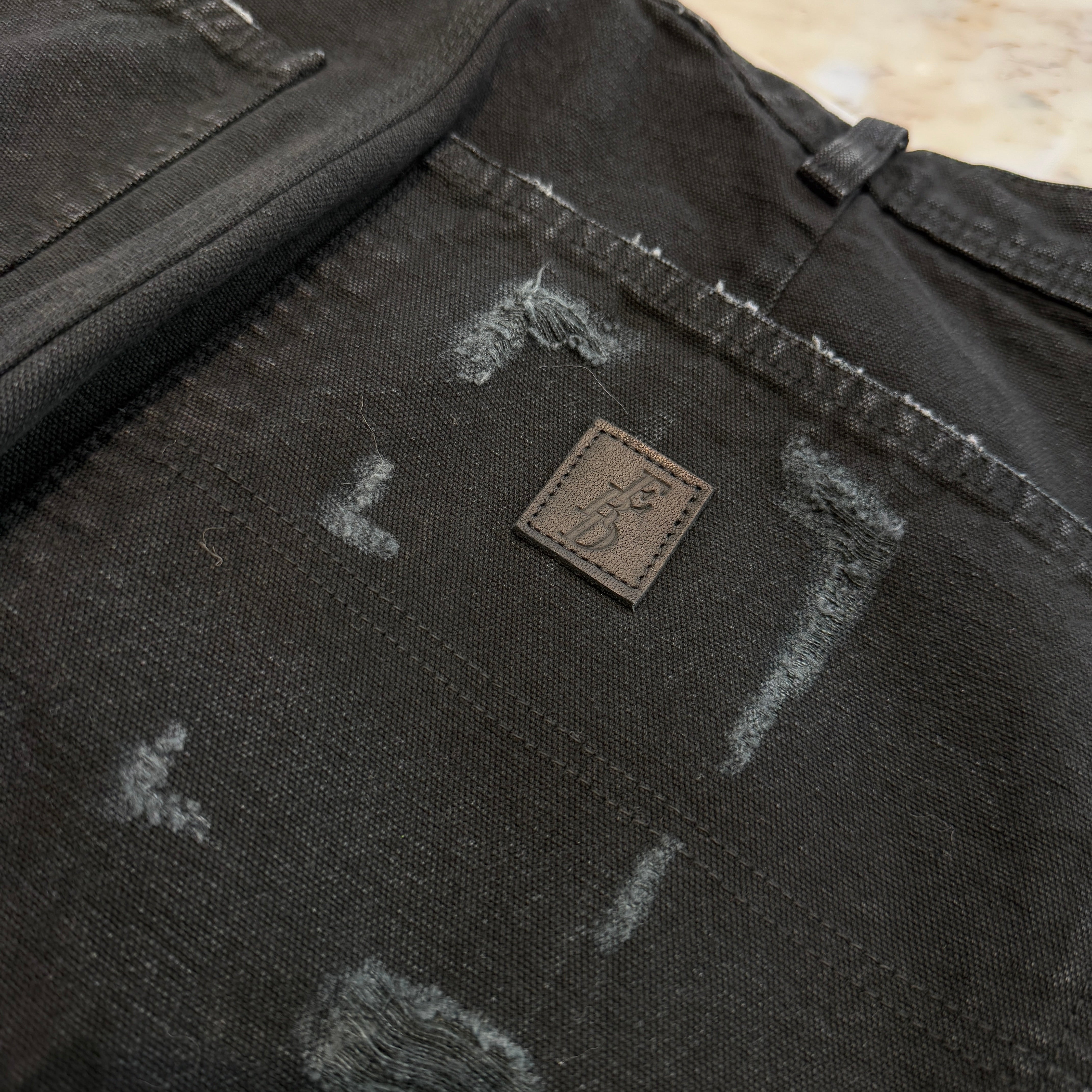 Enfants Riches Déprimés 2024AW Paint Damage Denim Pants "FADED BLK" 324203 42517 Size 38 アンファン リッシュ デプリメ ペイント ダメージ デニムパンツ "フェイドブラック" サイズ38