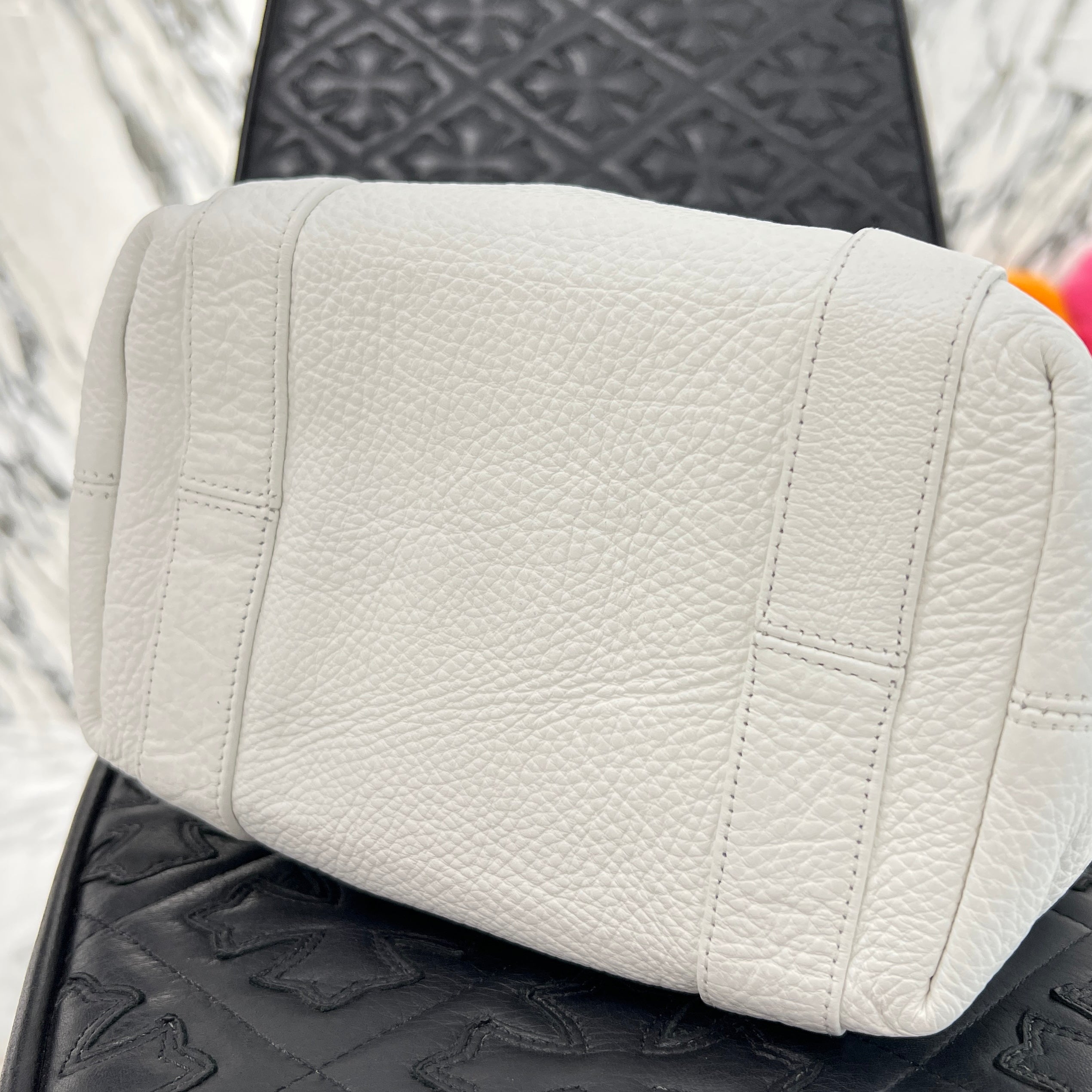 CHROME HEARTS 3 Cemetery Cross Leather Patch Tote Mini Bag クロムハーツ 3セメタリークロス レザーパッチ トート ミニ バッグ