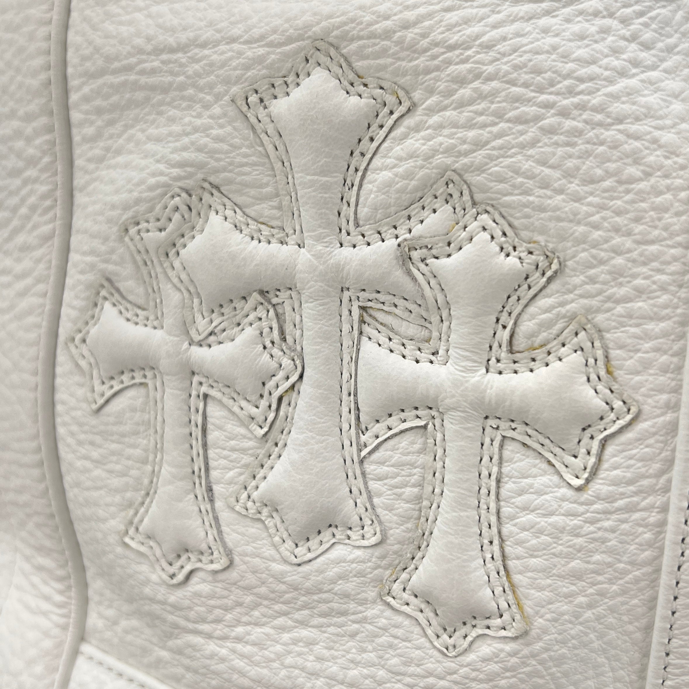 CHROME HEARTS 3 Cemetery Cross Leather Patch Tote Mini Bag クロムハーツ 3セメタリークロス レザーパッチ トート ミニ バッグ