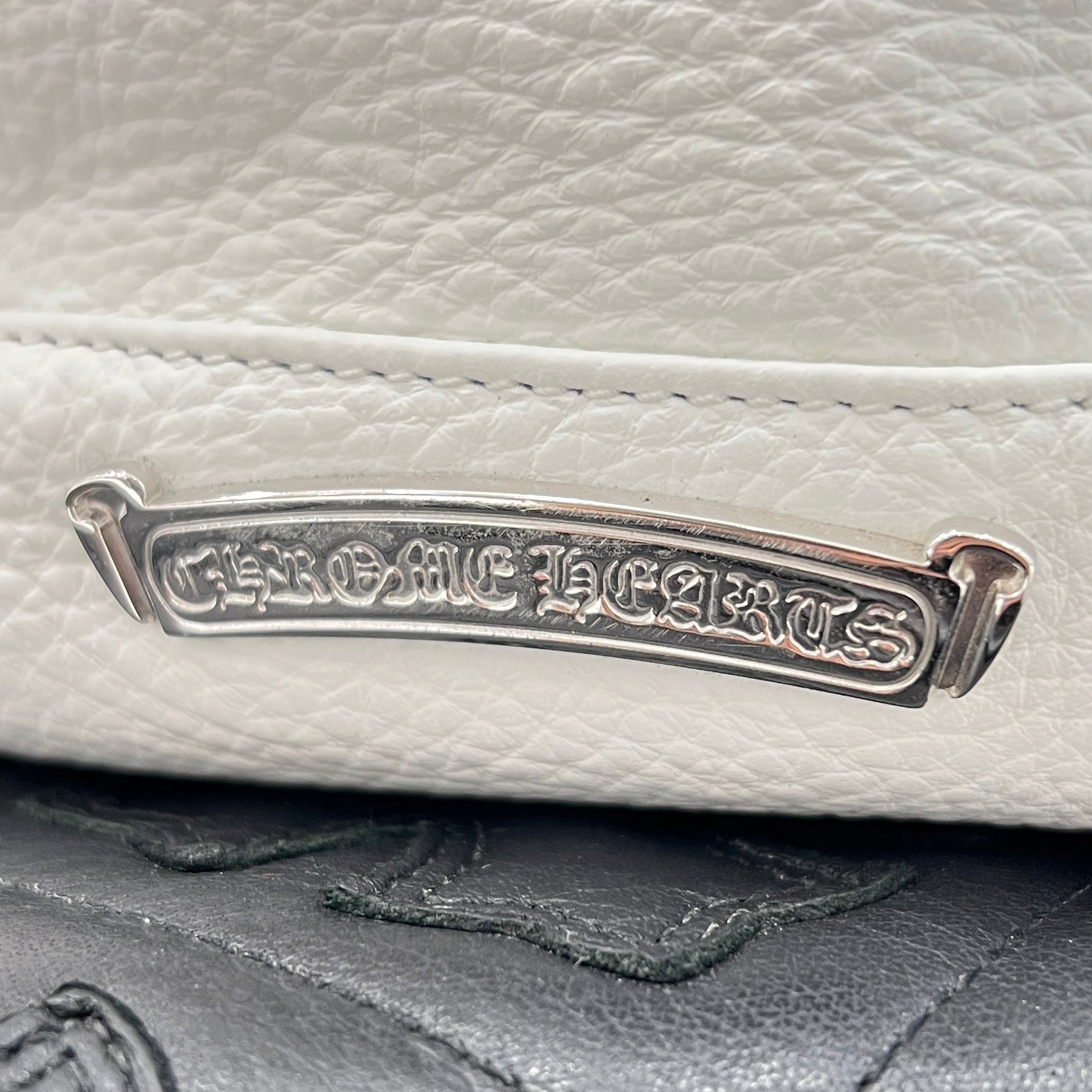 CHROME HEARTS 3 Cemetery Cross Leather Patch Tote Mini Bag クロムハーツ 3セメタリークロス レザーパッチ トート ミニ バッグ