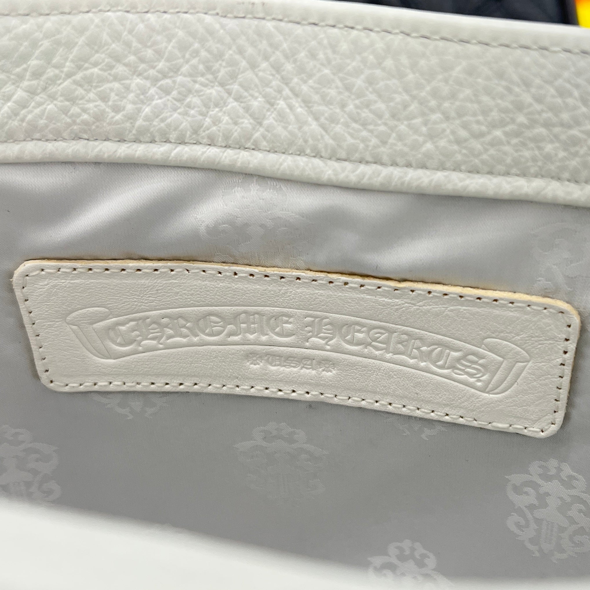 CHROME HEARTS 3 Cemetery Cross Leather Patch Tote Mini Bag クロムハーツ 3セメタリークロス レザーパッチ トート ミニ バッグ