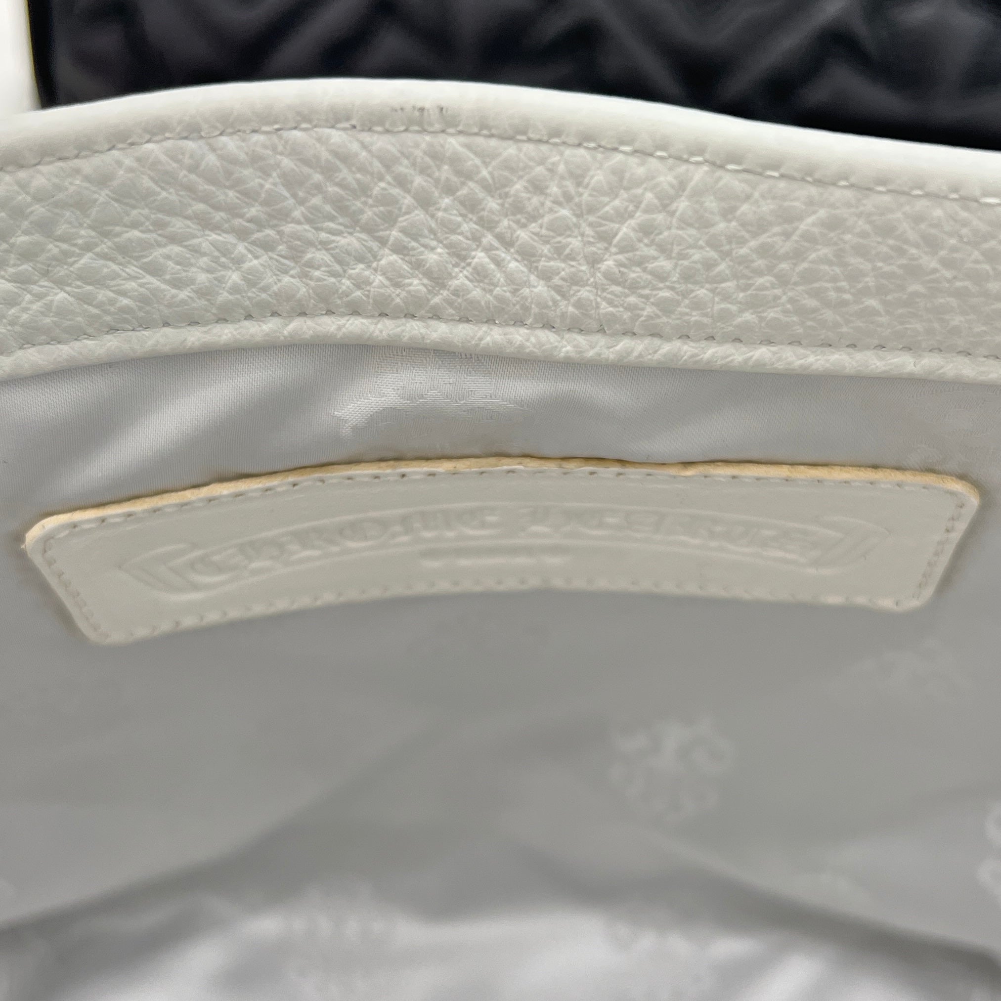 CHROME HEARTS 3 Cemetery Cross Leather Patch Tote Mini Bag クロムハーツ 3セメタリークロス レザーパッチ トート ミニ バッグ