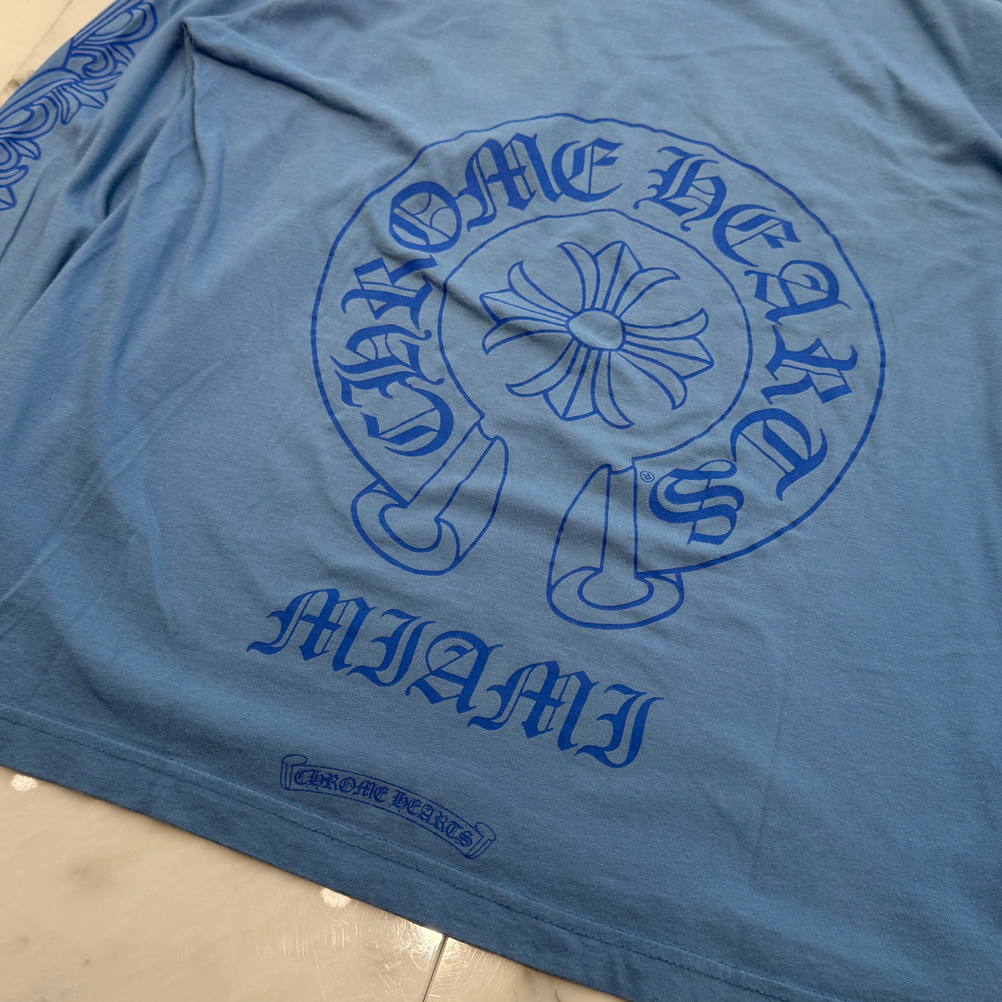 CHROME HEARTS MIAMI Limited Horseshoe Long Sleeve Tee Size L クロムハーツ マイアミ限定 ホースシューロングスリーブTシャツ サイズL