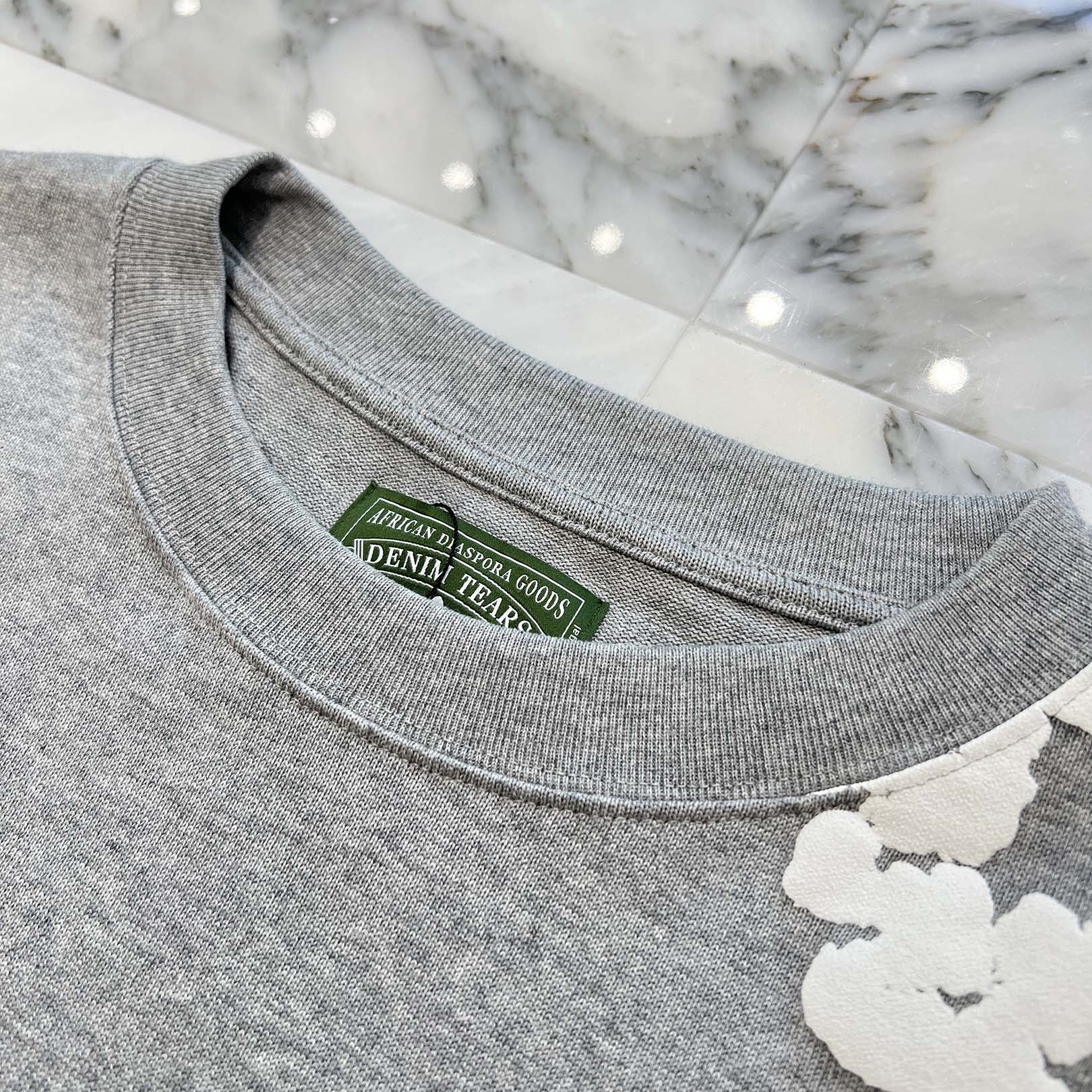 DENIM TEARS Flower Print The Cotton Wreath Long Sleeve Tee Size XL デニムティアーズ フラワープリント コットンリースロングスリーブTシャツ サイズXL