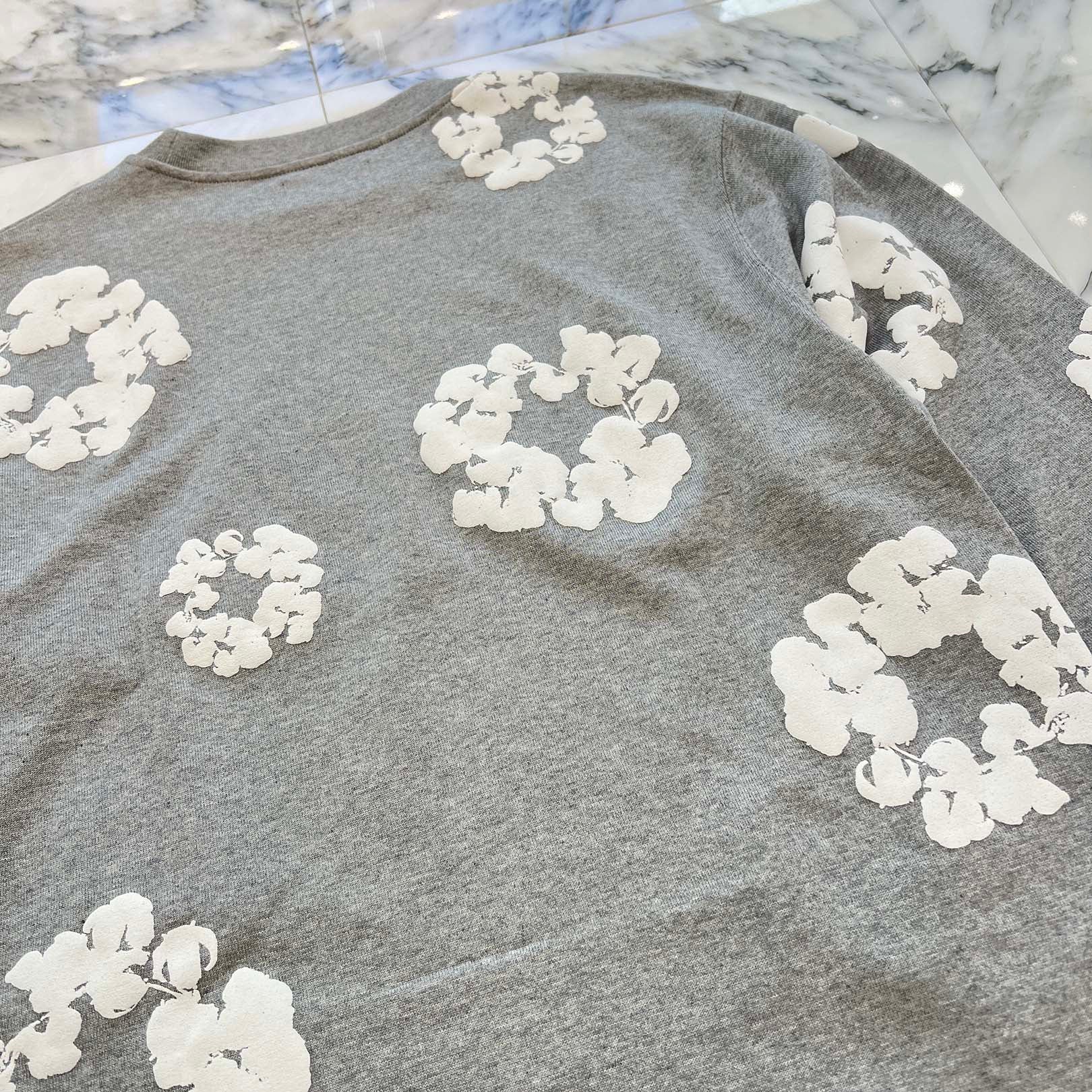 DENIM TEARS Flower Print The Cotton Wreath Long Sleeve Tee Size XL デニムティアーズ フラワープリント コットンリースロングスリーブTシャツ サイズXL