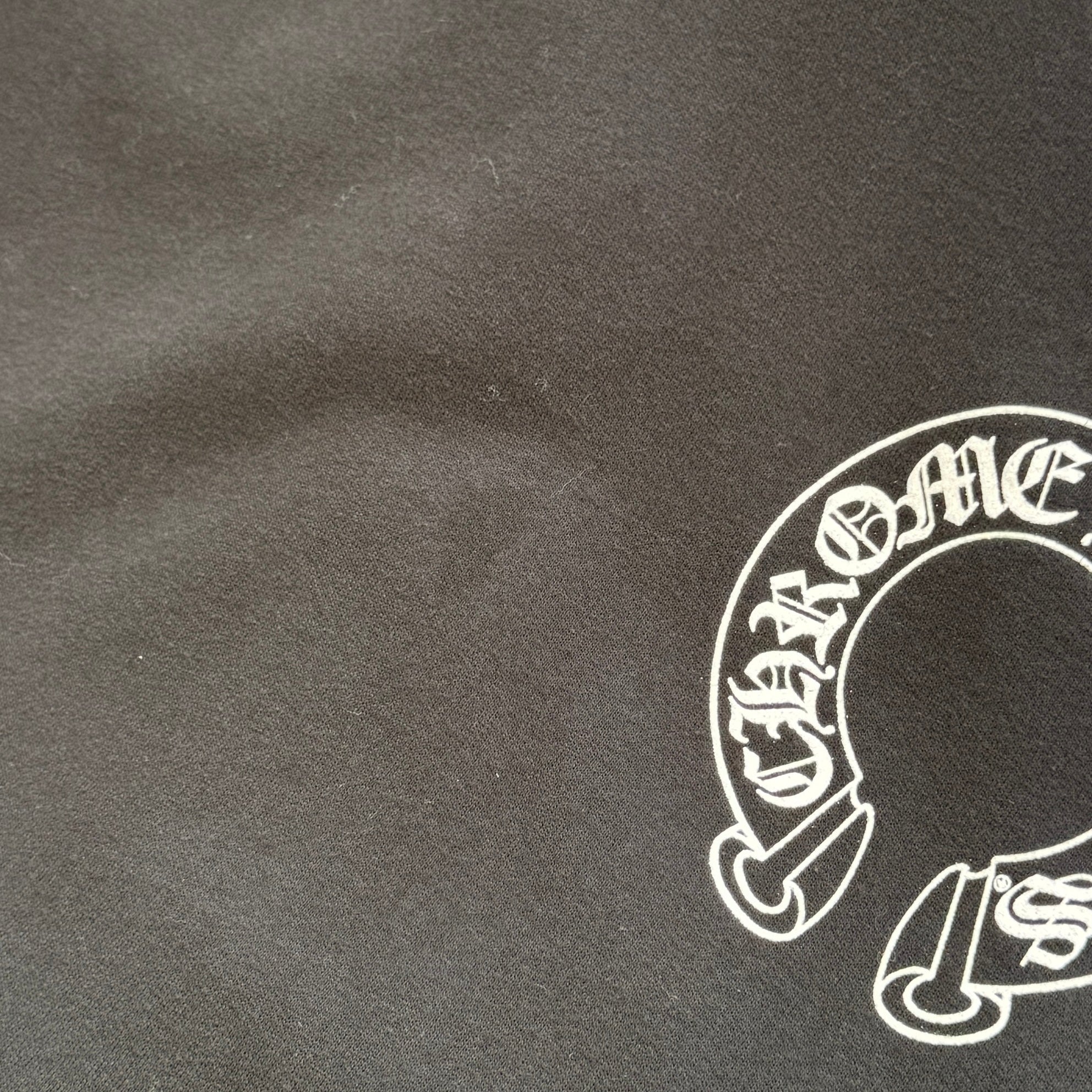 CHROME HEARTS Floral Cross Horseshoe Pullover Hoodie Size L クロムハーツ フローラルクロス ホースシュー プルオーバーフーディ サイズL