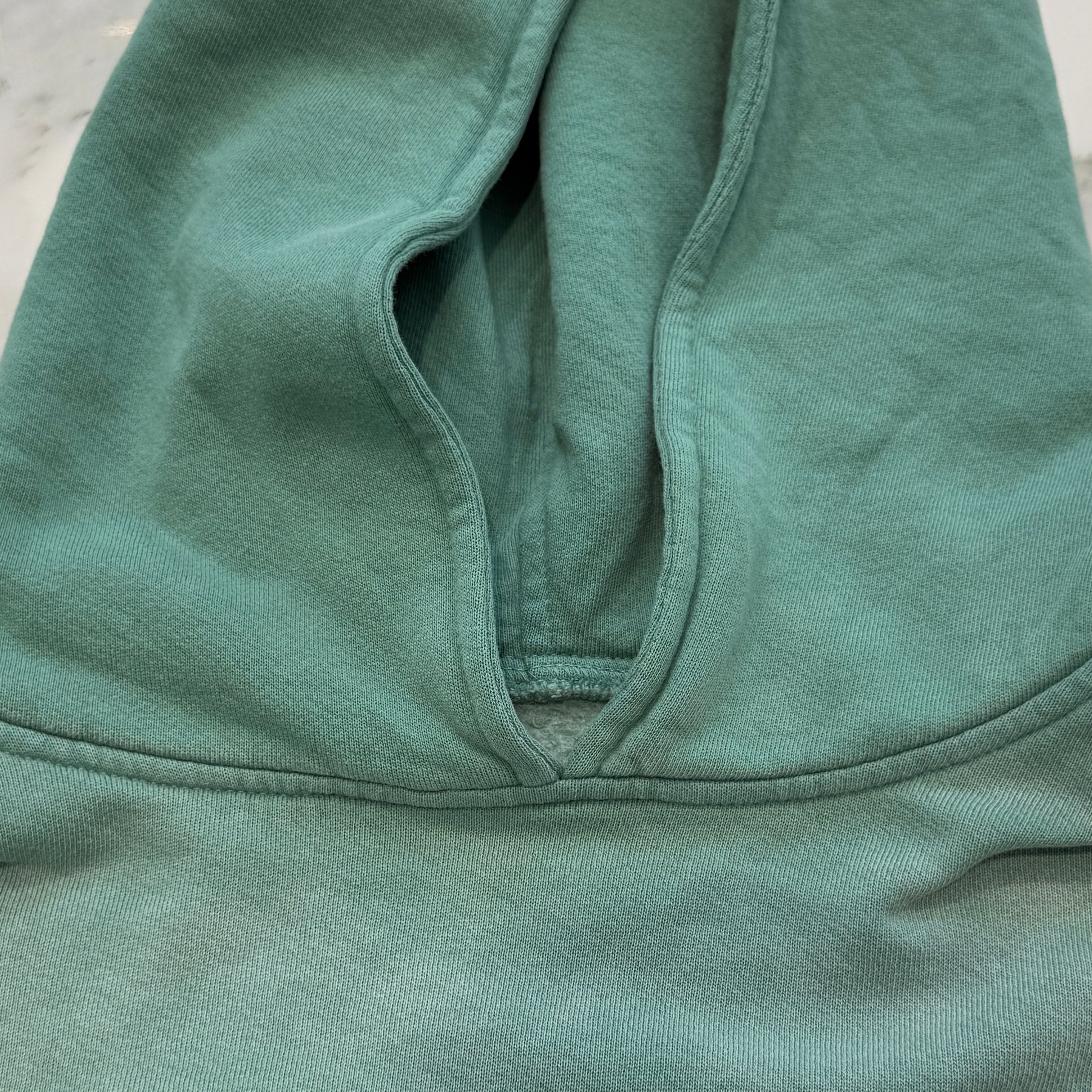 Thirteen Studios Faded Green Pullover Hoodie size M ＆ Faded Green Sweat Pants size S サーティーンスタジオ フェードグリーン プルオーバーフーディ サイズM＆フェードグリーンスウェットパンツ サイズS