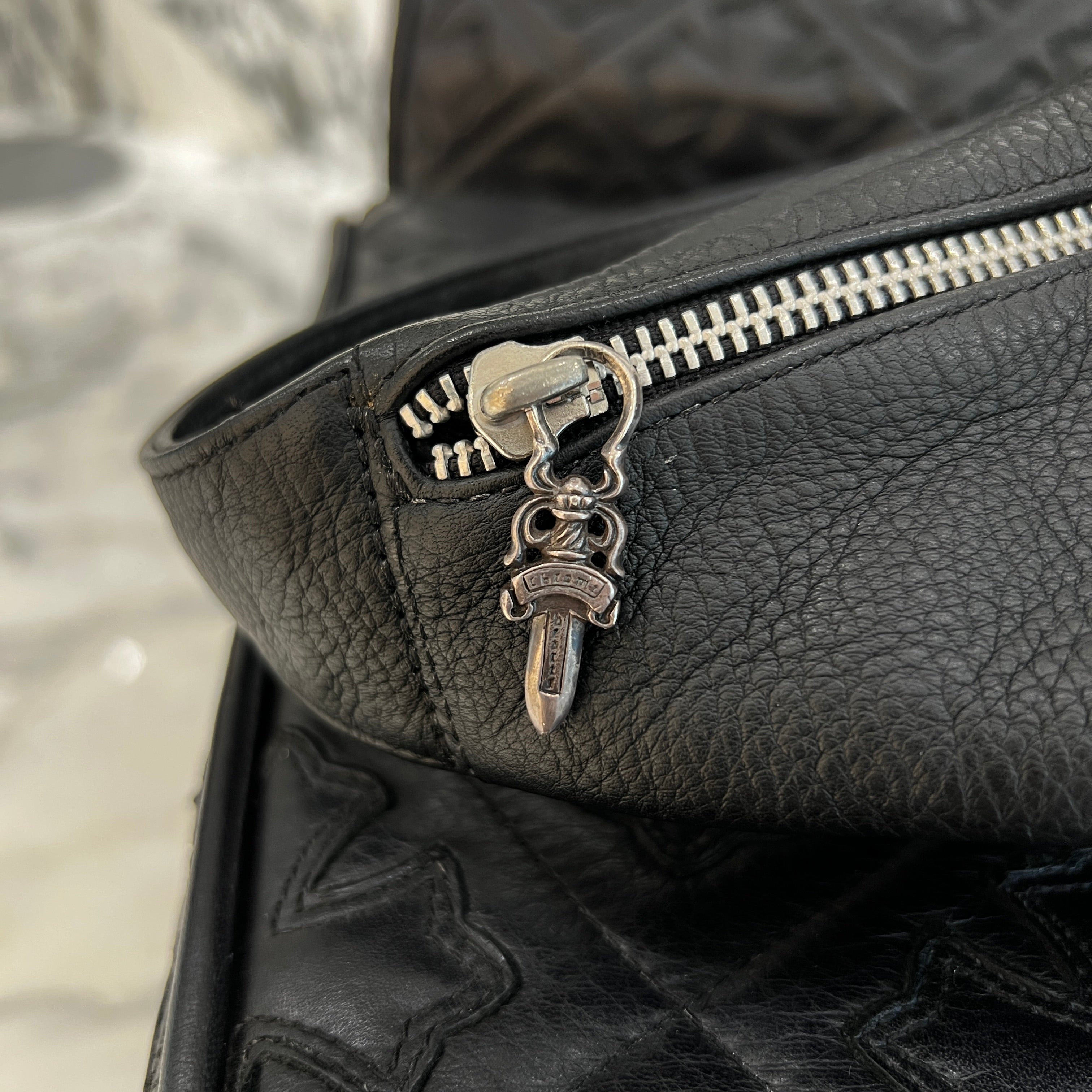 CHROME HEARTS 1 SNAT PACK MEDIUM LEATHER WAIST BAG クロムハーツ 1スナットパック ミディアムレザー ウェストバッグ