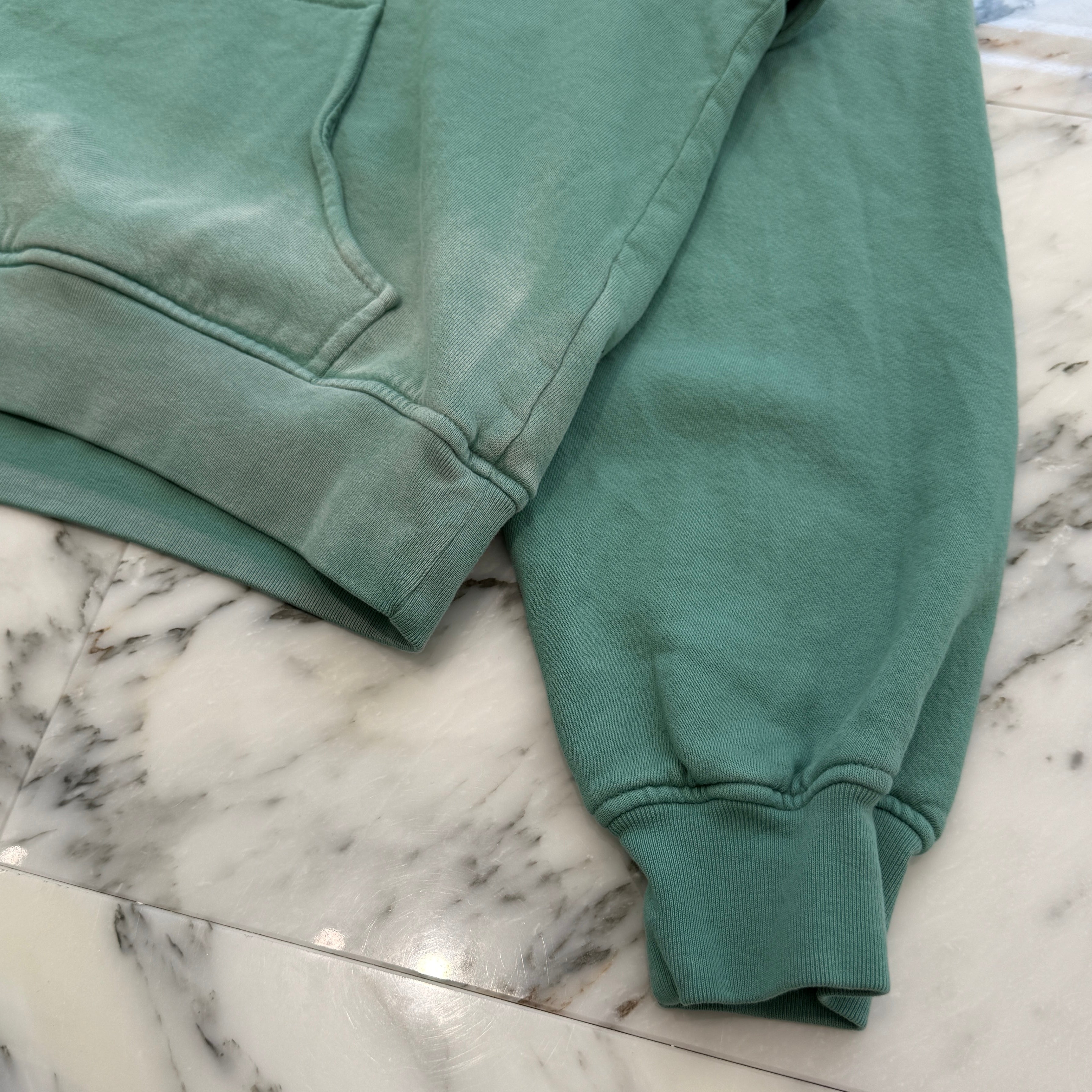 Thirteen Studios Faded Green Pullover Hoodie size M ＆ Faded Green Sweat Pants size S サーティーンスタジオ フェードグリーン プルオーバーフーディ サイズM＆フェードグリーンスウェットパンツ サイズS