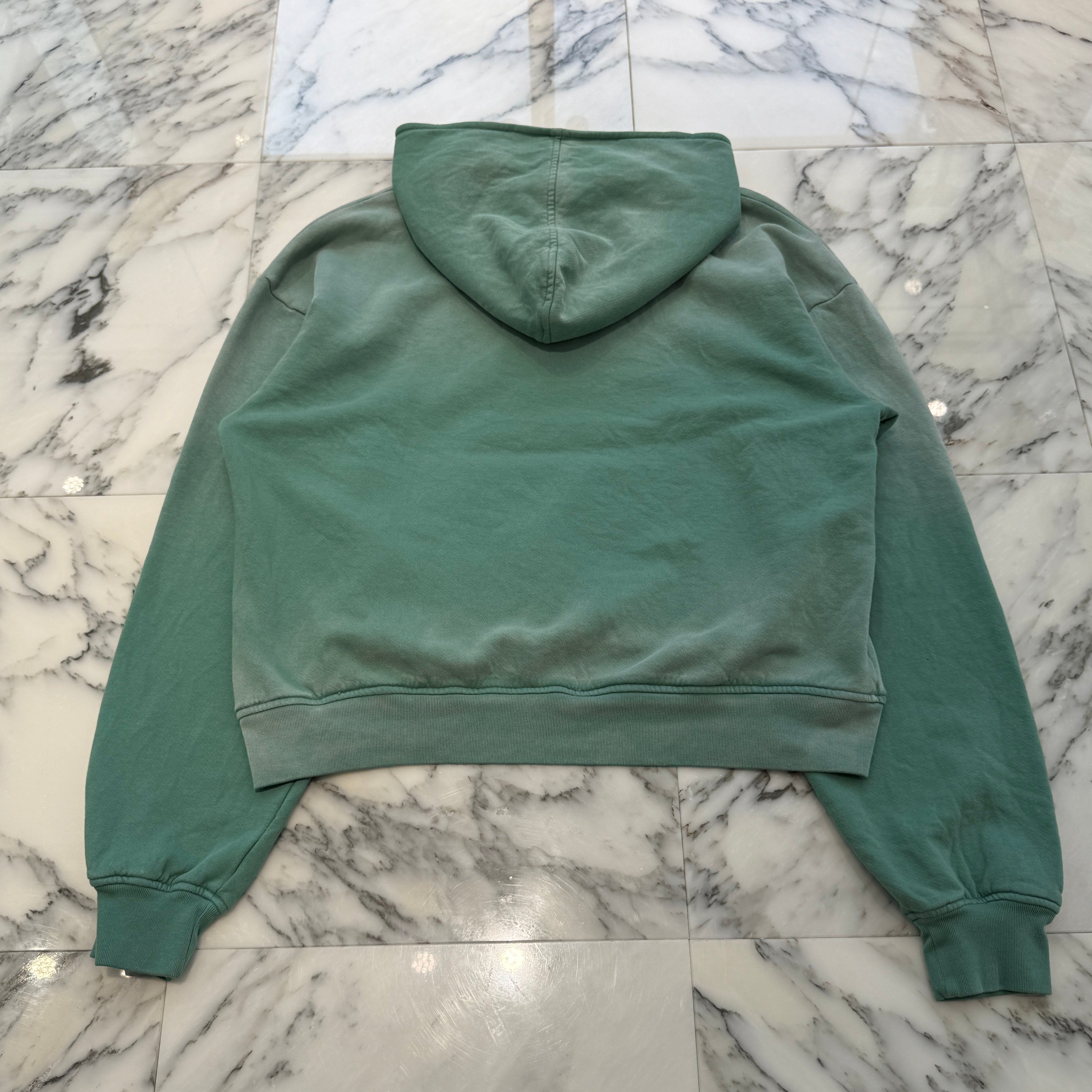 Thirteen Studios Faded Green Pullover Hoodie size M ＆ Faded Green Sweat Pants size S サーティーンスタジオ フェードグリーン プルオーバーフーディ サイズM＆フェードグリーンスウェットパンツ サイズS