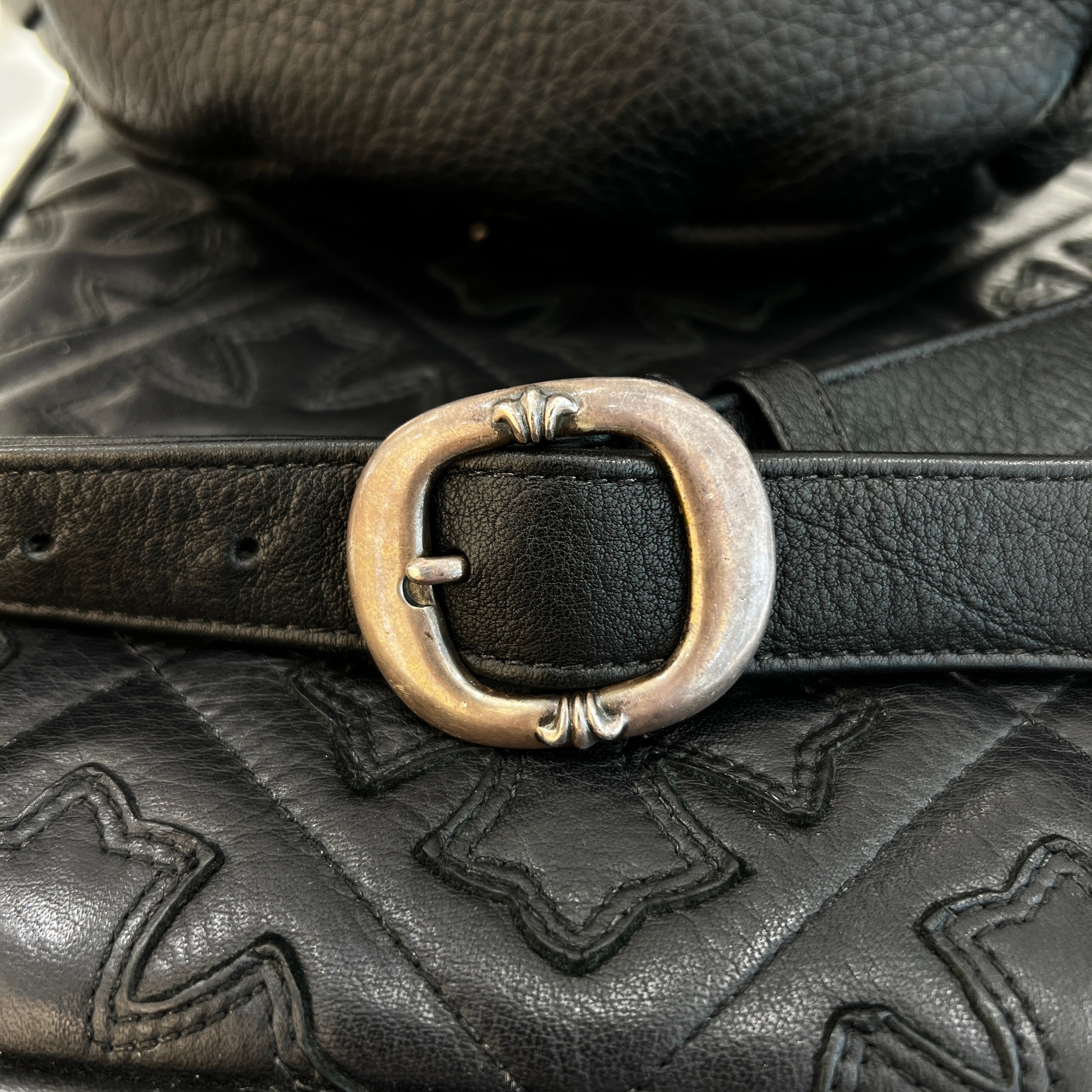 CHROME HEARTS 1 SNAT PACK MEDIUM LEATHER WAIST BAG クロムハーツ 1スナットパック ミディアムレザー ウェストバッグ