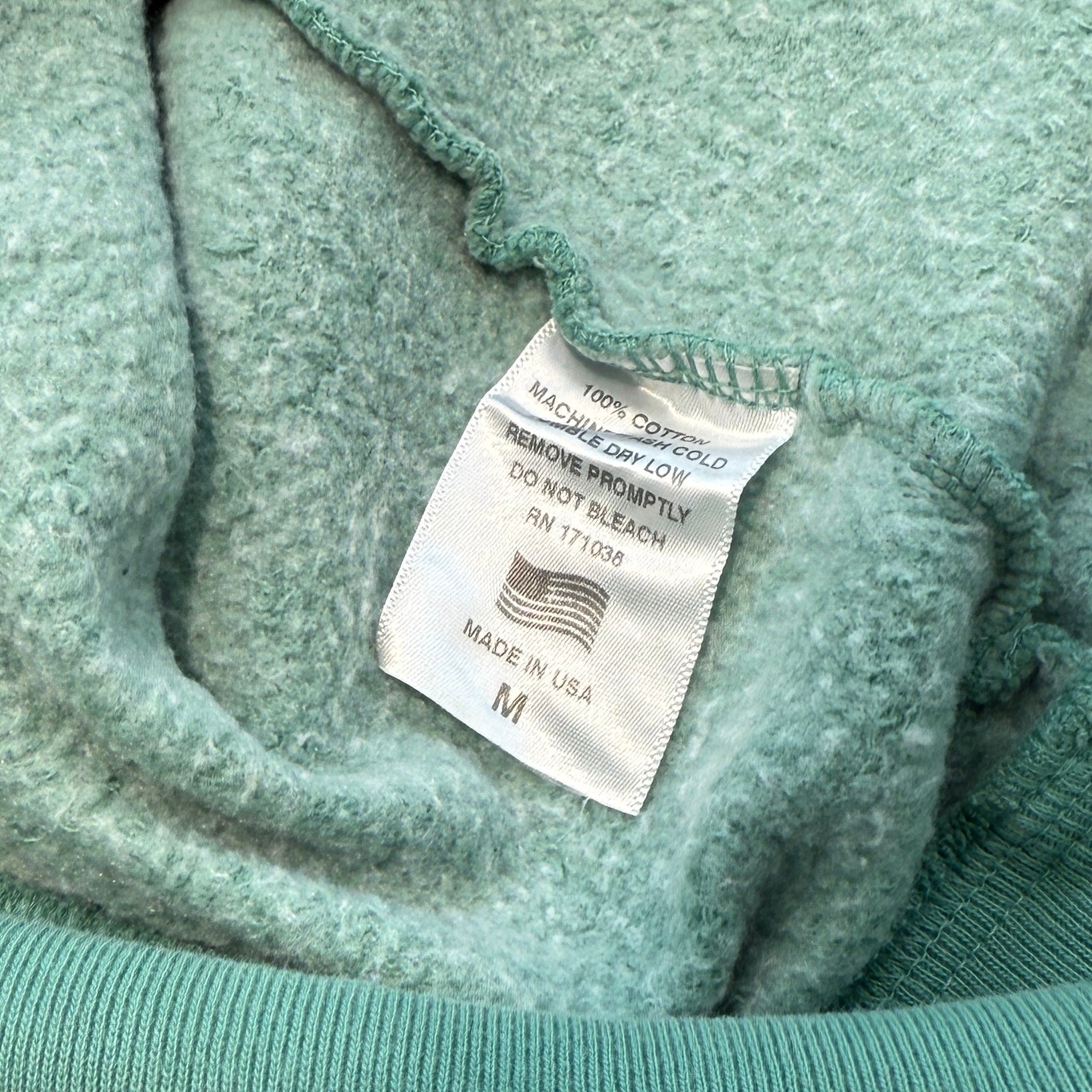 Thirteen Studios Faded Green Pullover Hoodie size M ＆ Faded Green Sweat Pants size S サーティーンスタジオ フェードグリーン プルオーバーフーディ サイズM＆フェードグリーンスウェットパンツ サイズS