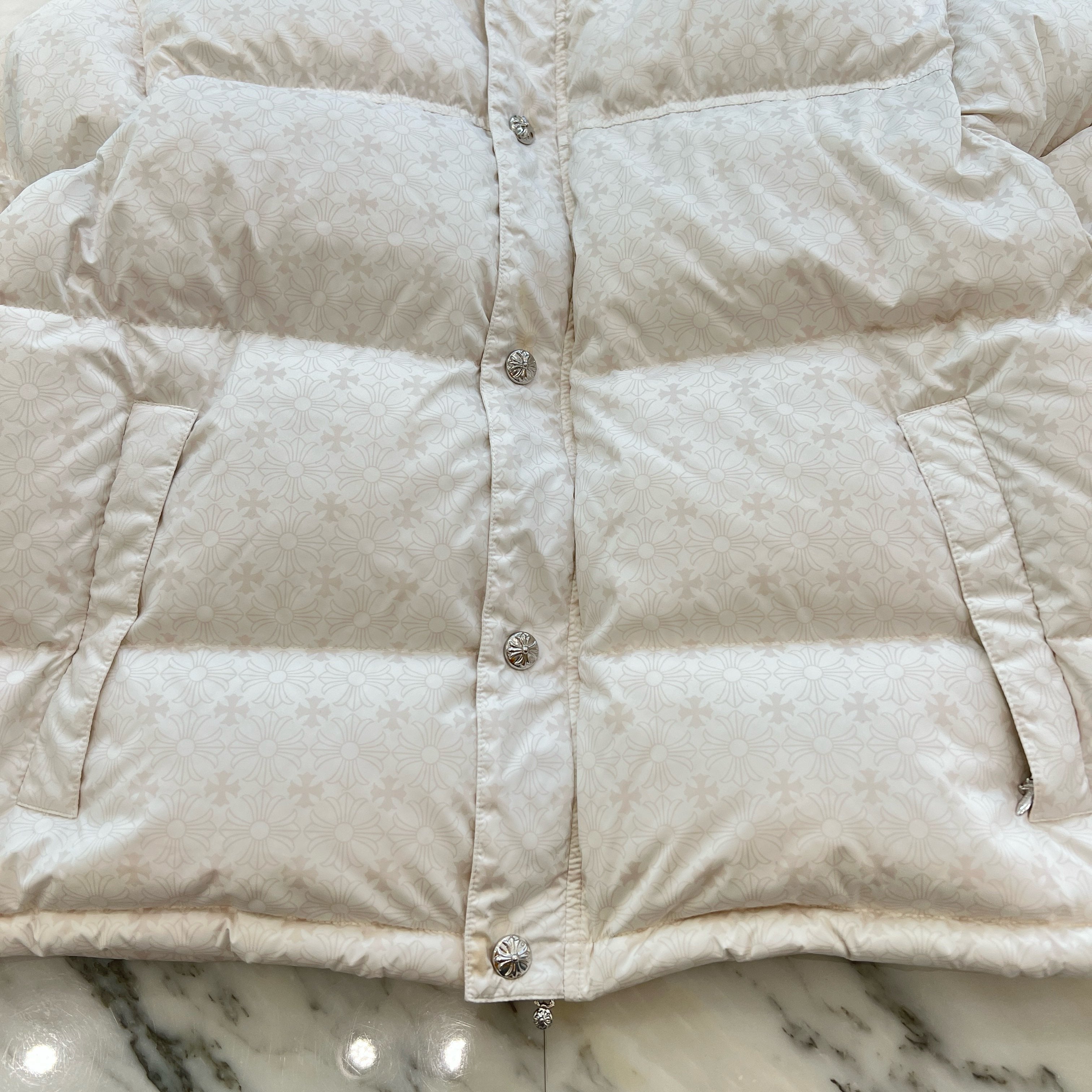 CHROME HEARTS CH Plus Stiff Down Jacket Size M クロムハーツ CHプラス スティッフ ダウンジャケット サイズM