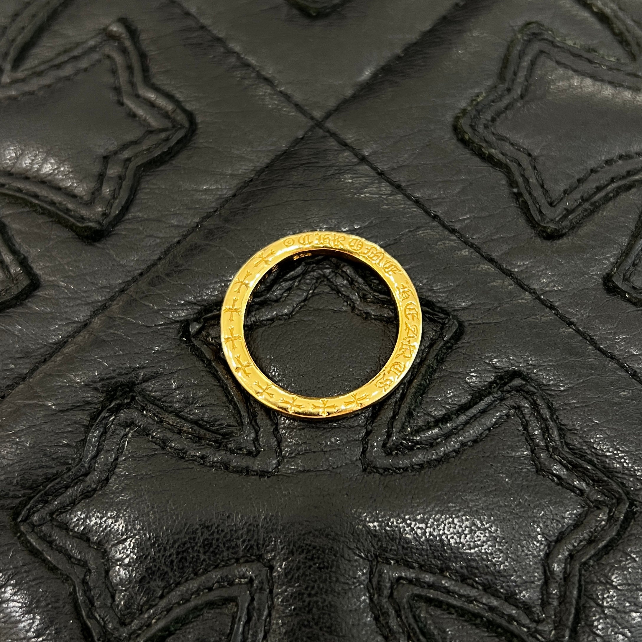 クロムハーツ　22K NTFL リング　Chrome Hearts CHROME HEARTS 22K NTFL Ring Size 17.5号 クロムハーツ 22K NTFL